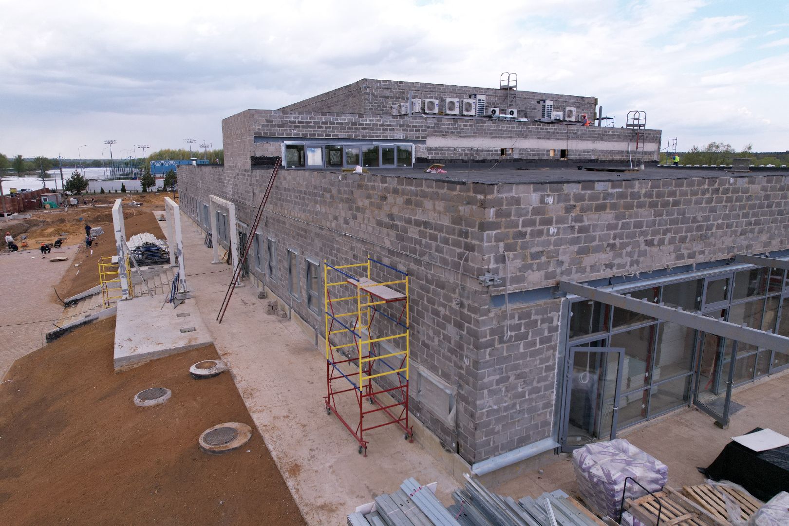 видео с коптера, фок в бронницах, спорт в бронницах,