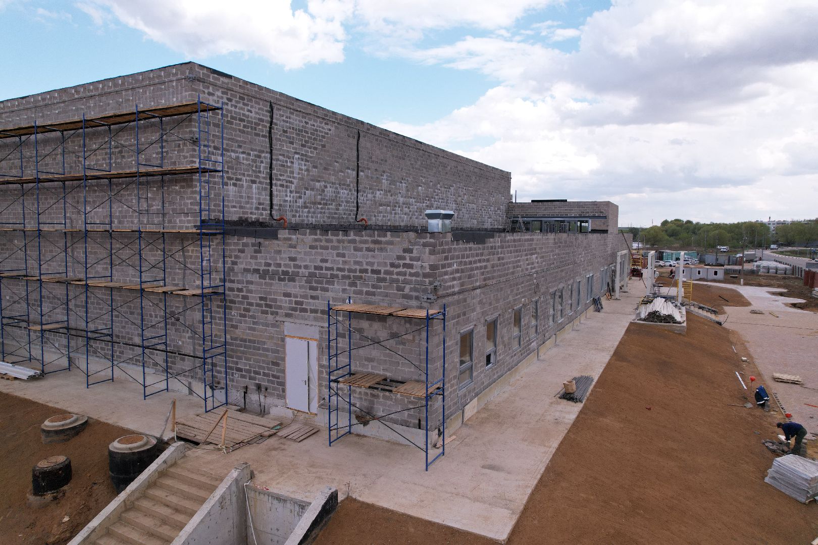 видео с коптера, фок в бронницах, спорт в бронницах,