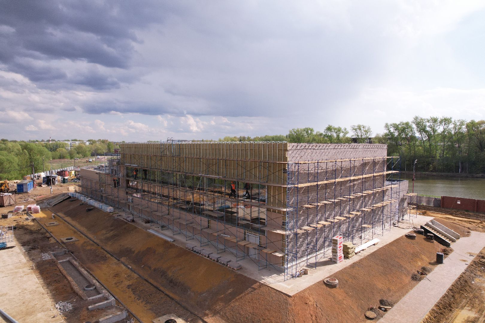 видео с коптера, фок в бронницах, спорт в бронницах,