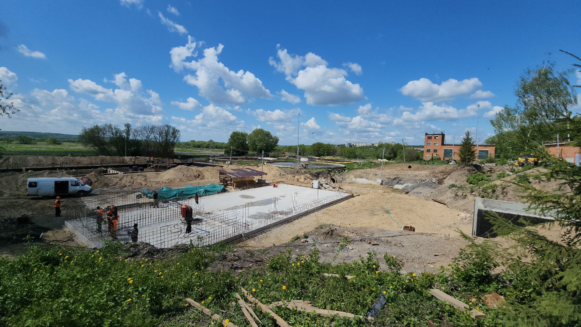серпухов, реконструкция очистных сооружений, городские очистные, экология, строительство, безымянный переулок,
