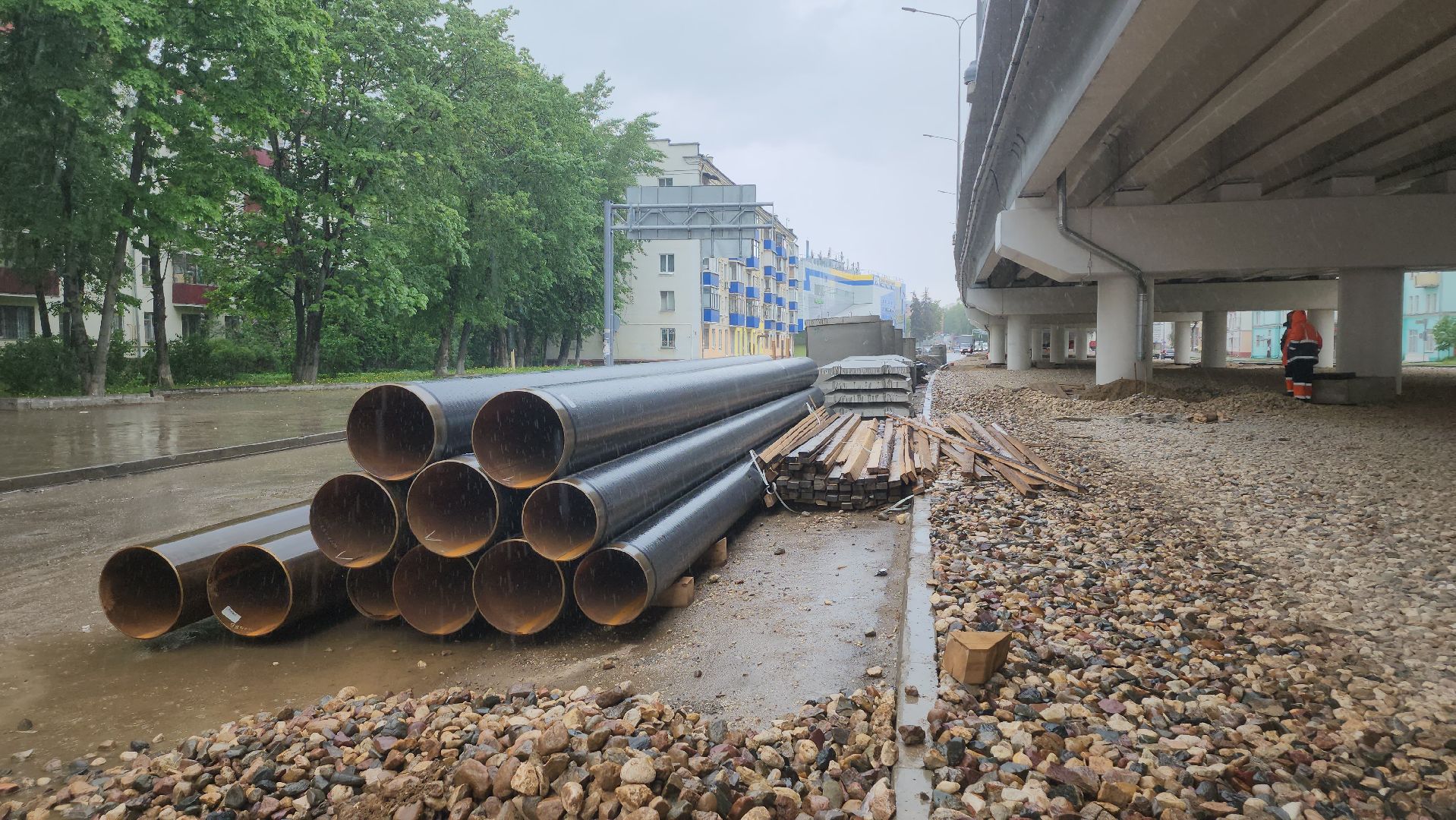 Люберцы, строительство, подземный пешеходный переход, реконструкция октябрьского проспекта,