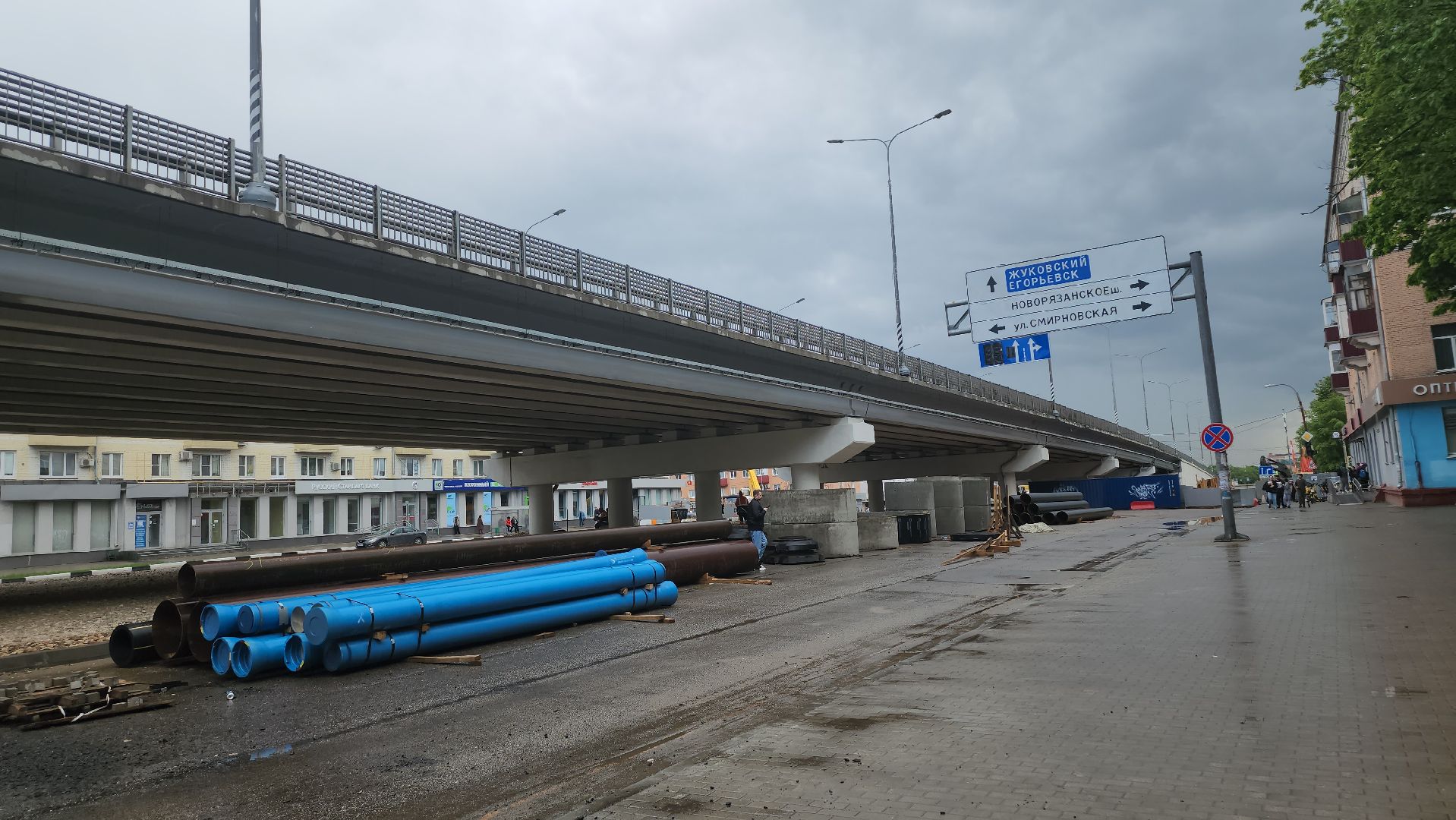 Люберцы, строительство, подземный пешеходный переход, реконструкция октябрьского проспекта,