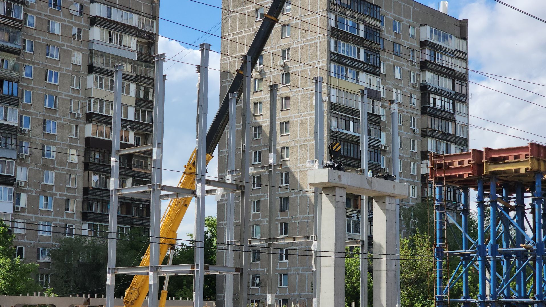 надземный переход, Лобня, жд переход,