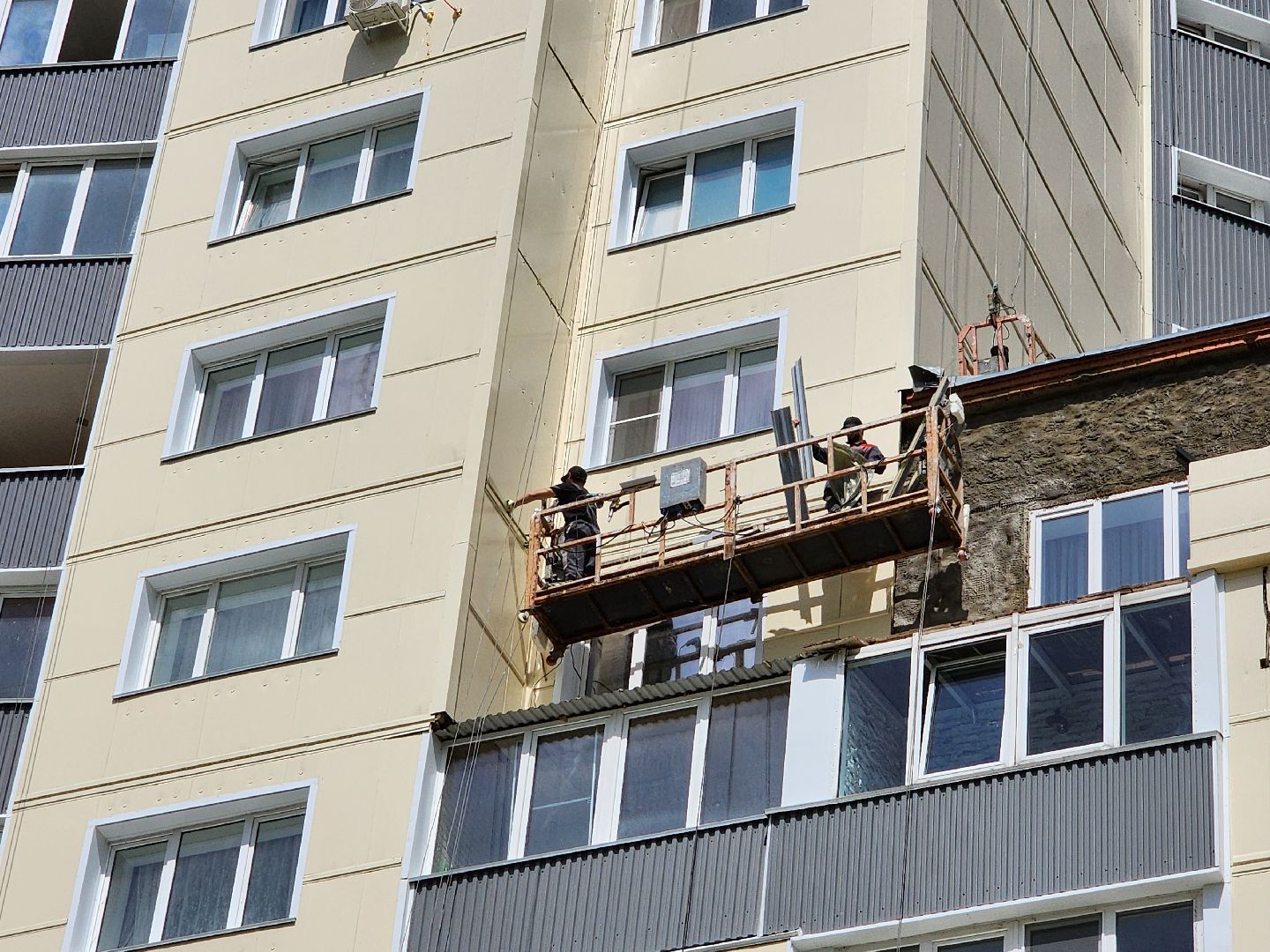 чехов, улица дружбы, жк посейдон, капремонт фасада, реконструкция, утепление, облицовка, наружная отделка фасада, теплоизоляция, гидроизоляция, капитальный ремонт,