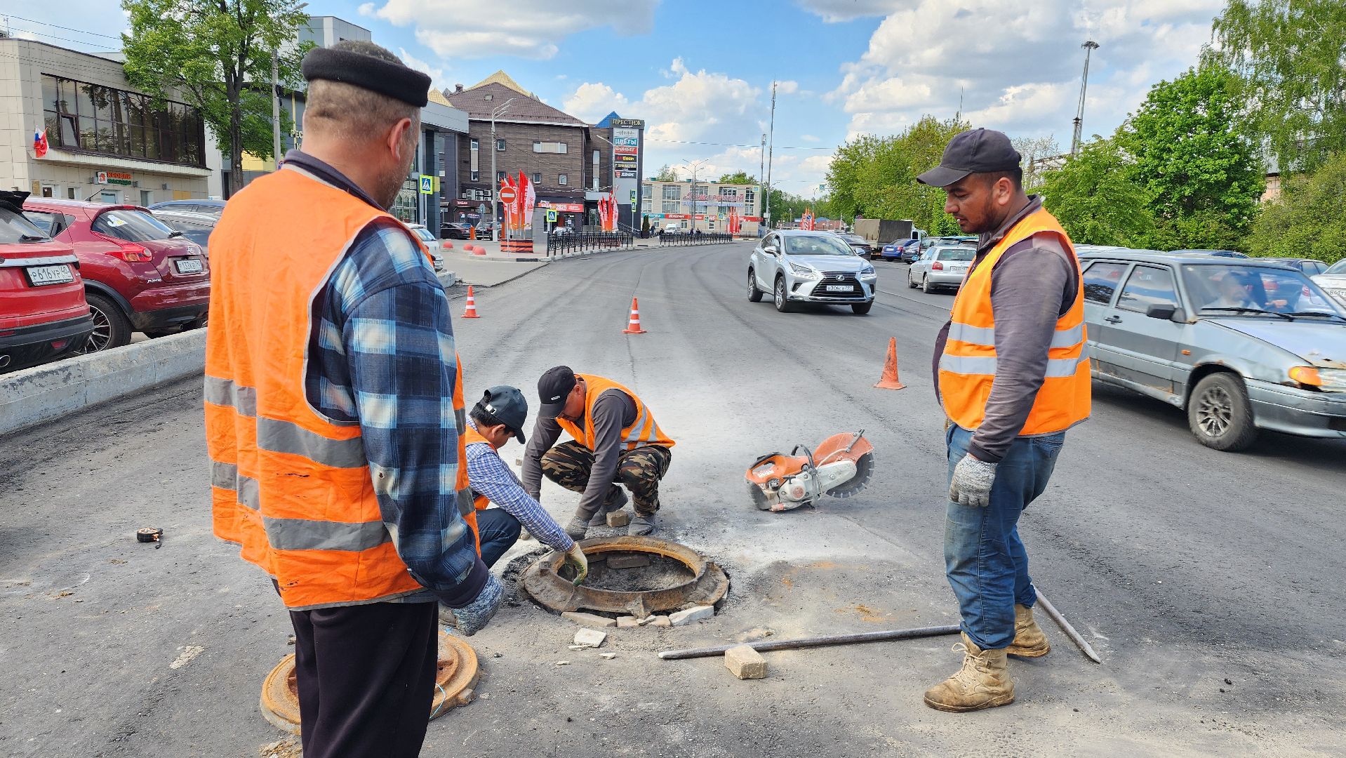 дороги, капремонт, домодедово, подмосковье, корнеева, улица,