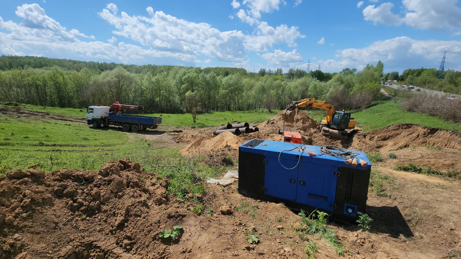 кашира, жкх, канализационные сети, коллектор, строительство, капитальный ремонт, очистные сооружения,