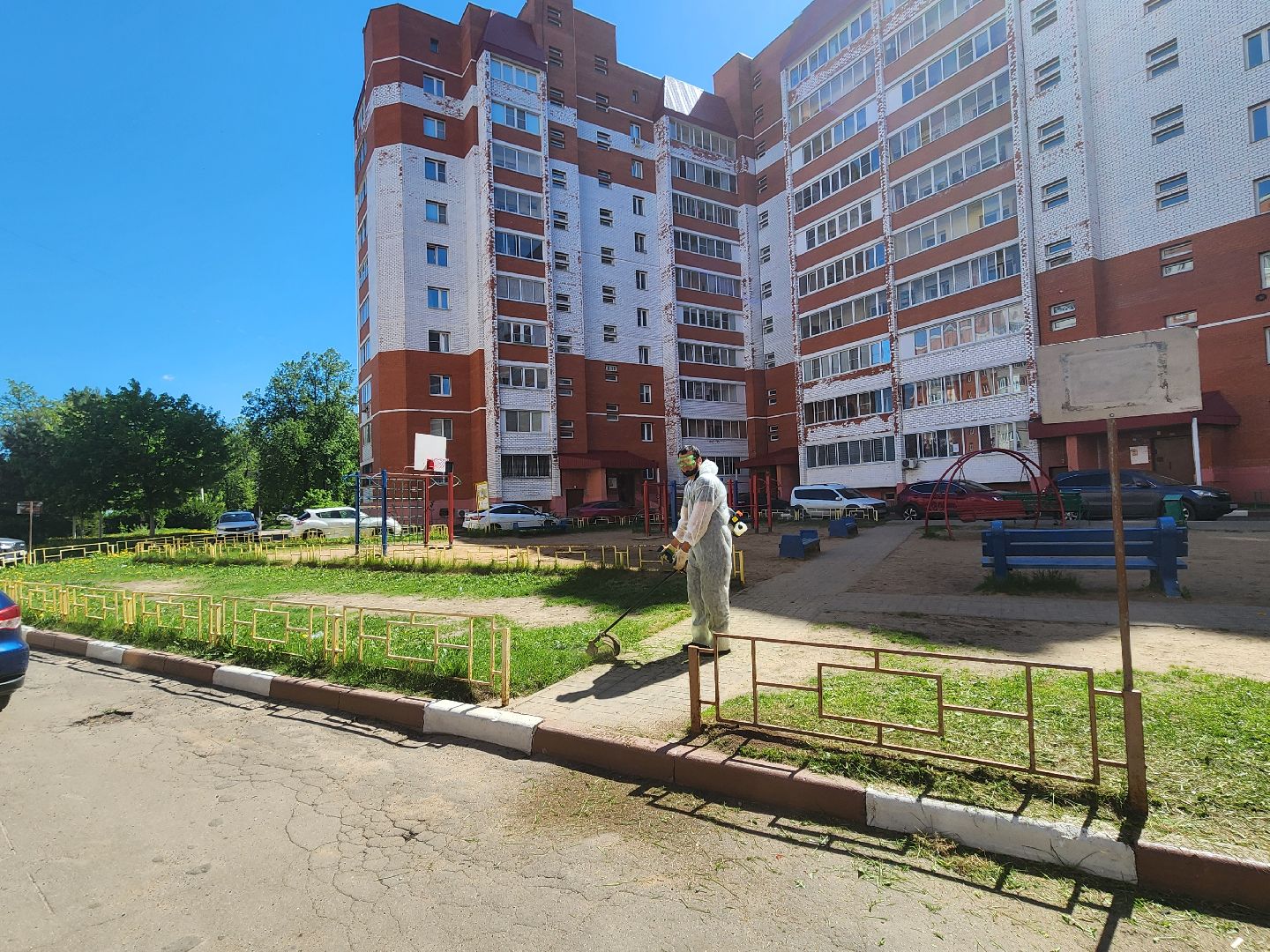 красноармейск, городской округ пушкинский, покос травы, благоустройство 2025,