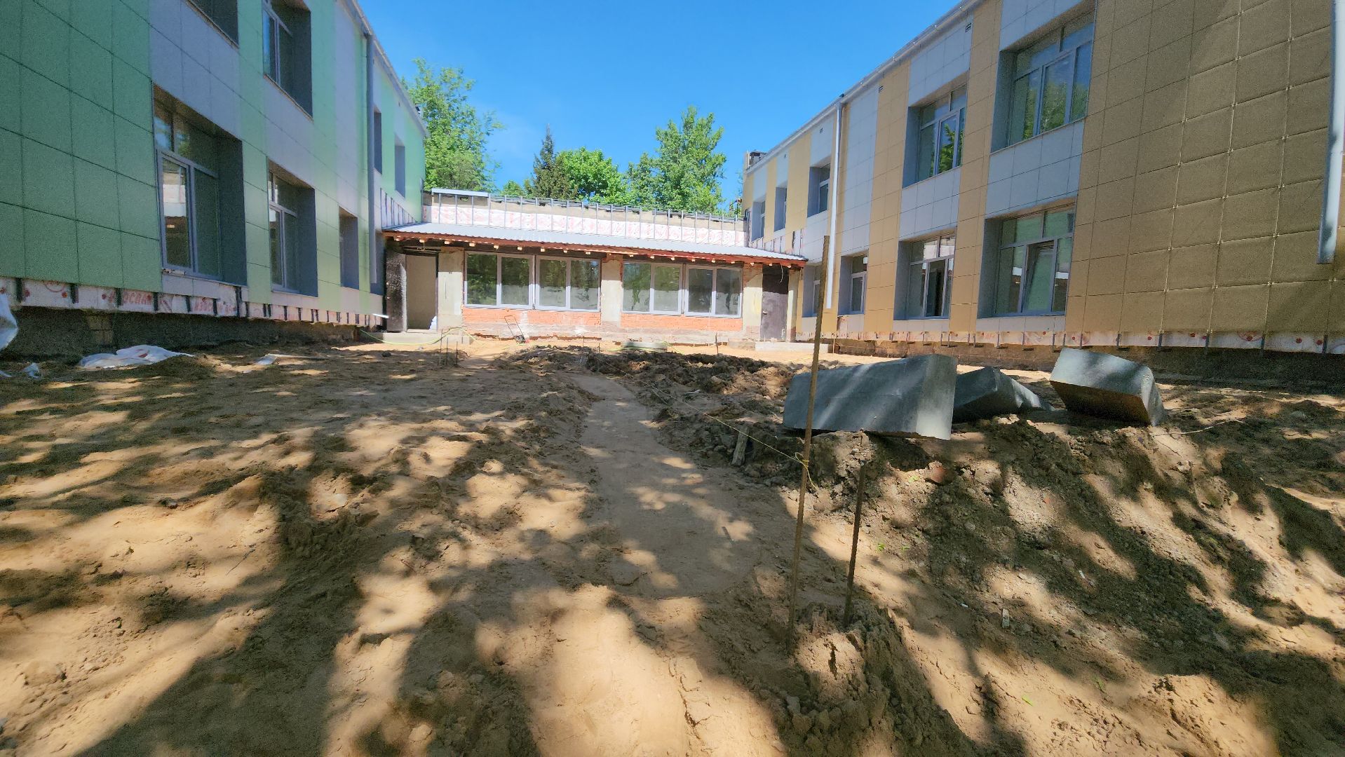 красногорск, стройка,дошкольное отделение,