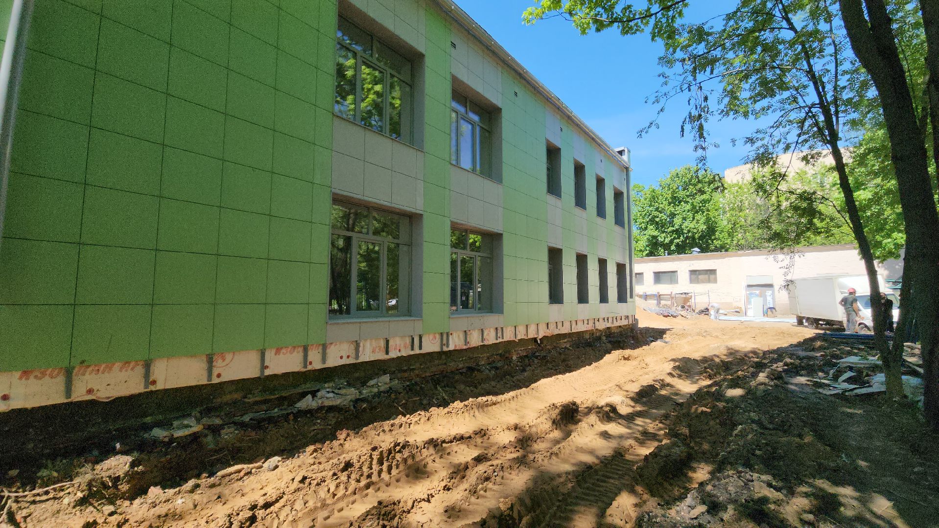 красногорск, стройка,дошкольное отделение,