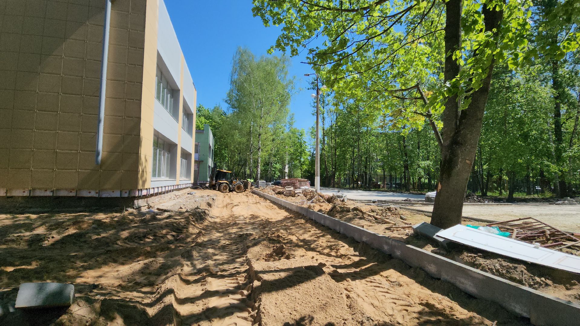 красногорск, стройка,дошкольное отделение,