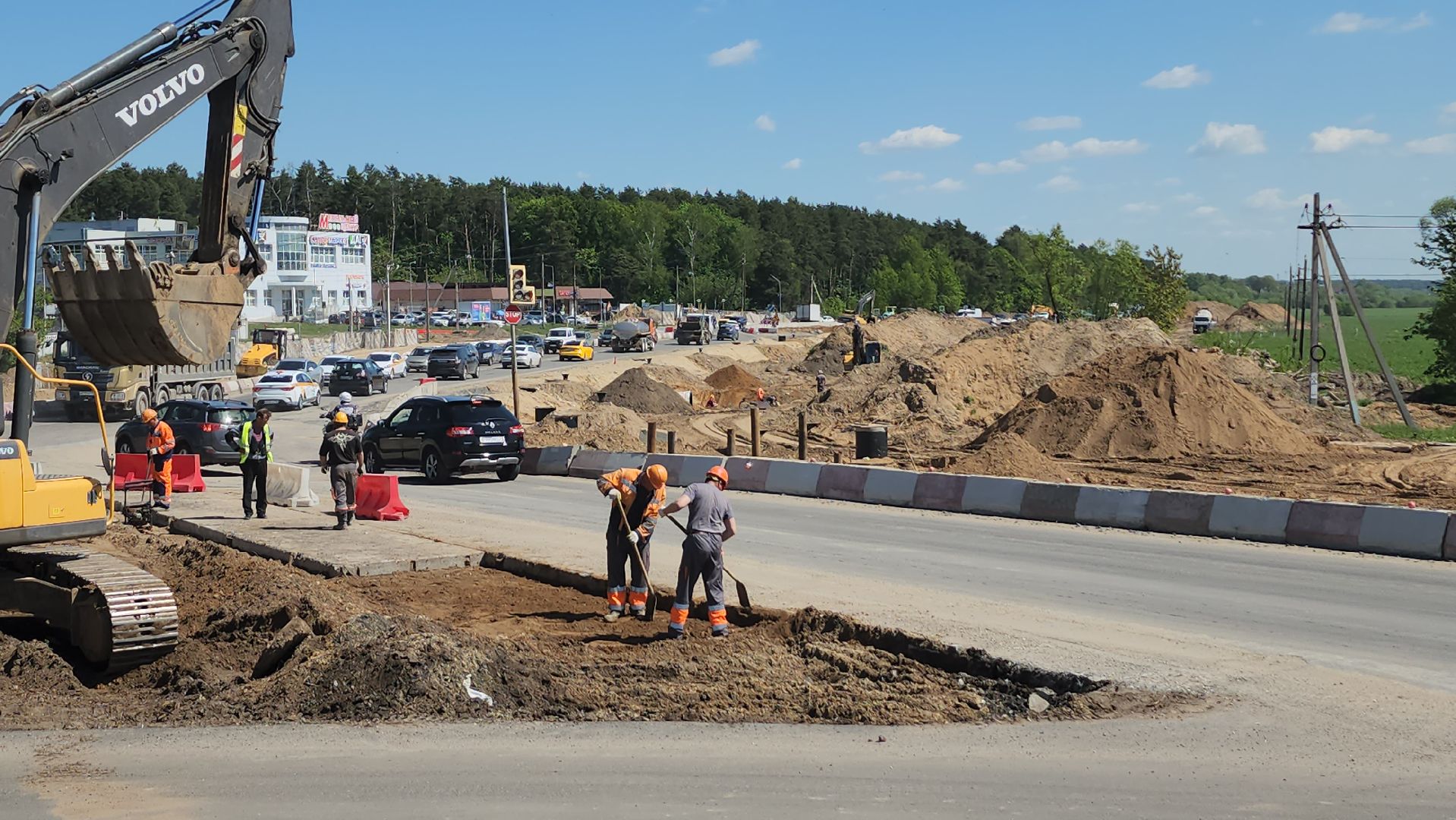 серпухов, деревня калиново, реконструкция дороги, калиново-дракино, серпухов-протвино,