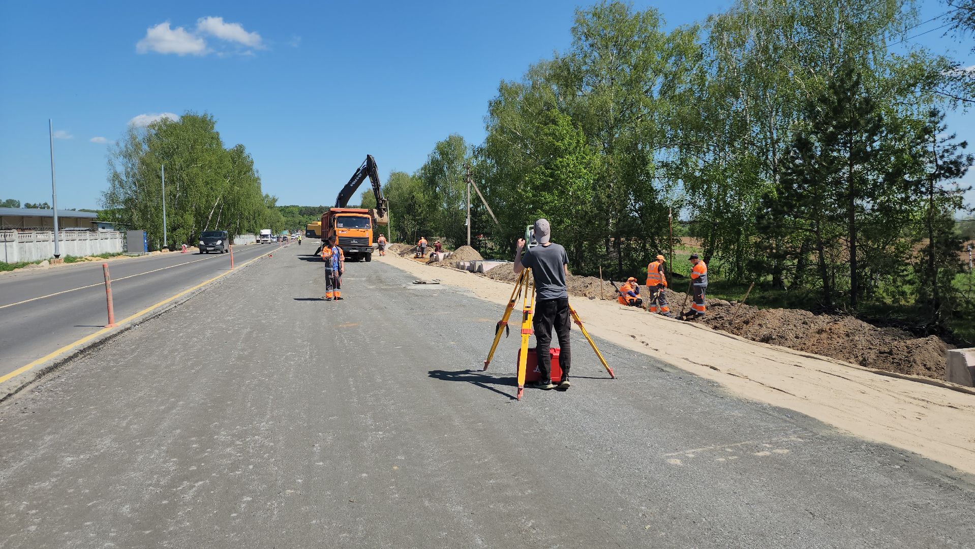 серпухов, деревня калиново, реконструкция дороги, калиново-дракино, серпухов-протвино,