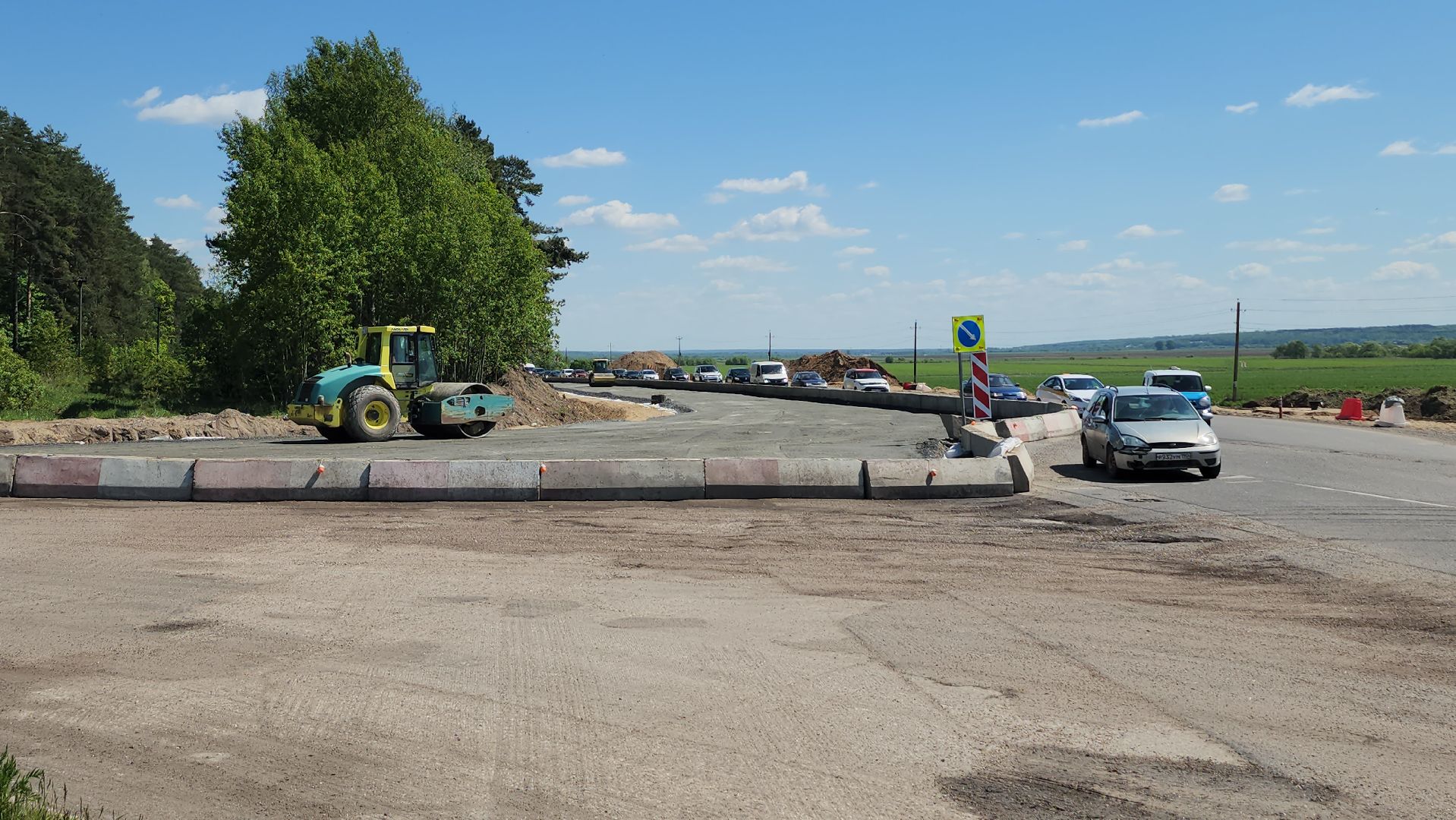 серпухов, деревня калиново, реконструкция дороги, калиново-дракино, серпухов-протвино,