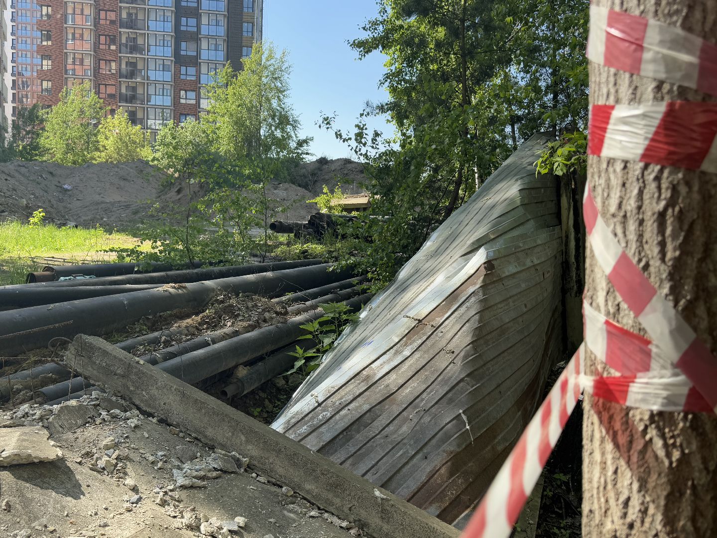 чп, балашиха, военный недострой, стройплощадка,