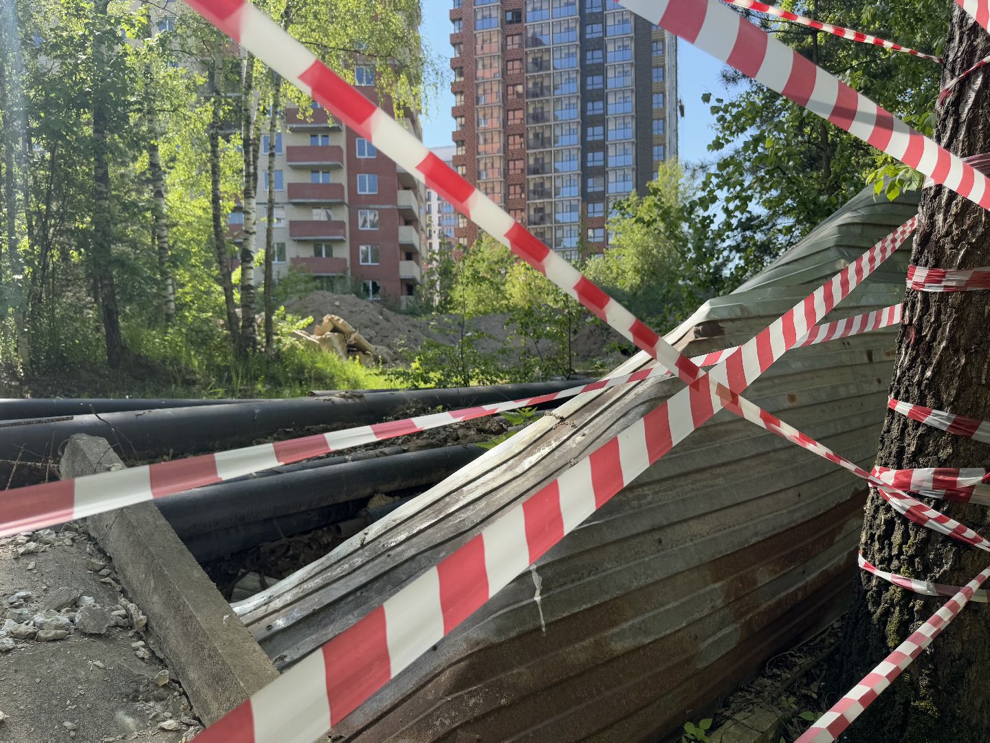 чп, балашиха, военный недострой, стройплощадка,