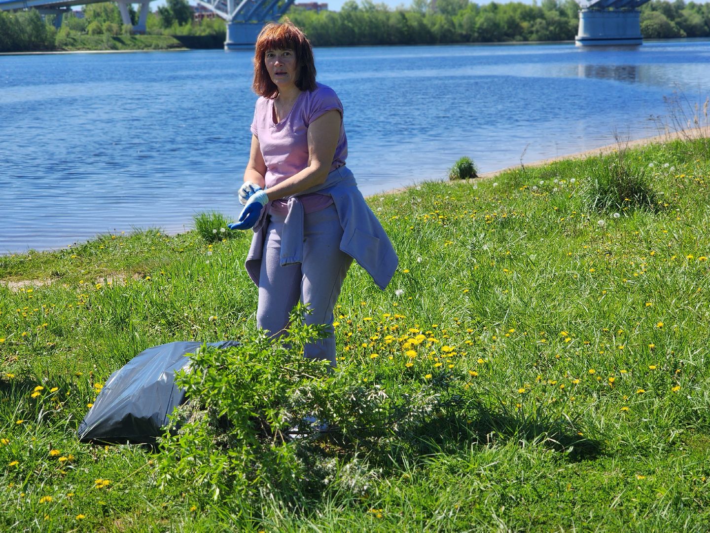 дубна, молодая гвардия, волонтеры подмосковья, субботник, день волги,
