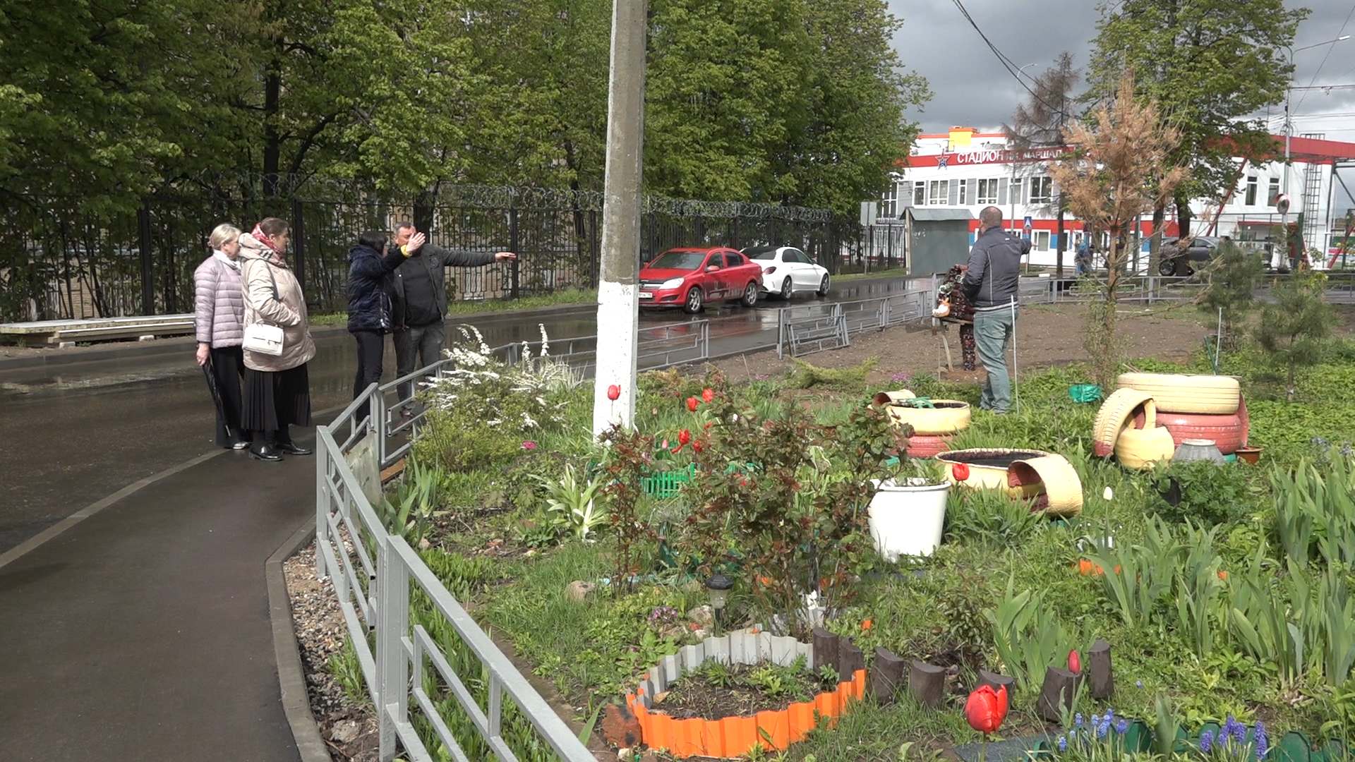 благоустройство, детская площадка, спортивная площадка, власиха спортивный, уборка территории,