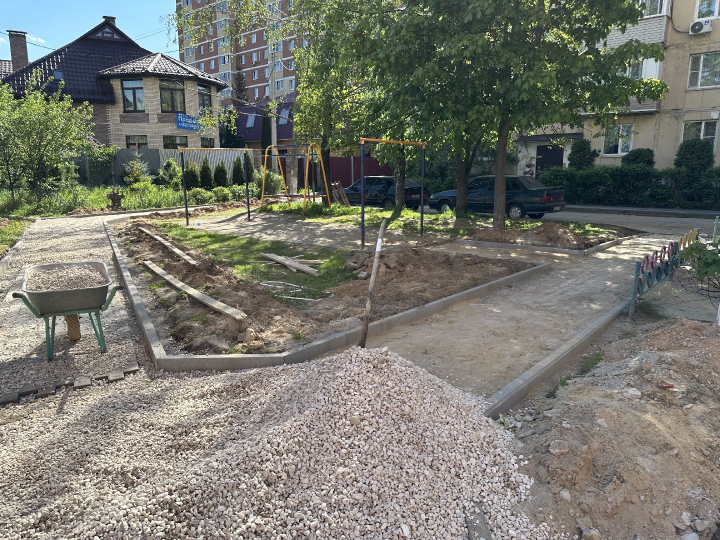 пушкинский городской округ,  благоустройство, ивантеевка, детская площадка,