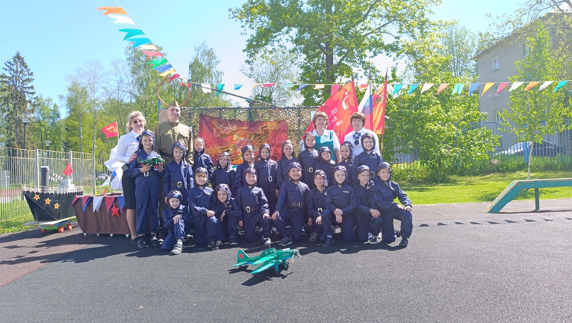 детский сад, лобня, юбилей победы,