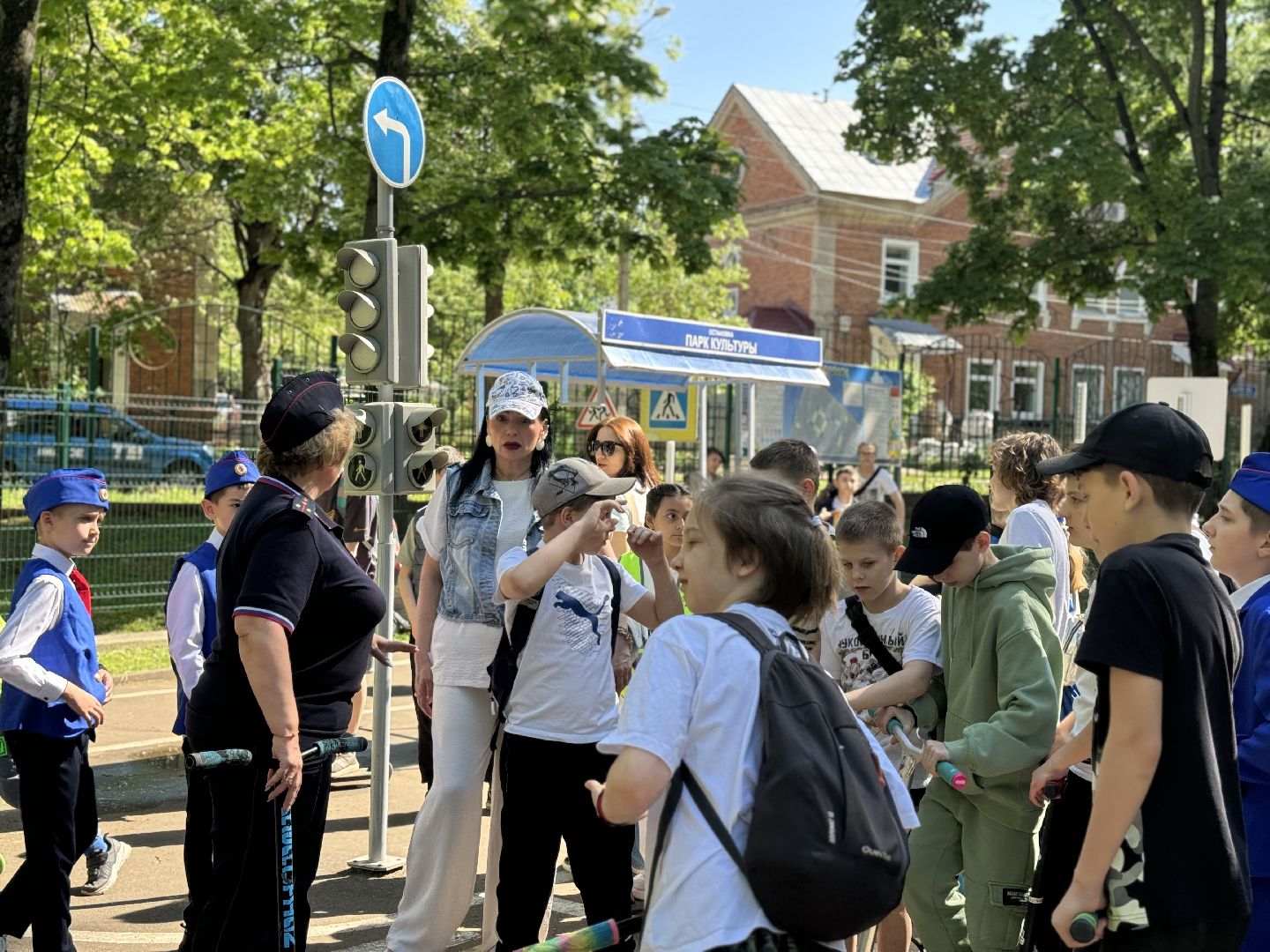 внимание дети, правила безопасности дорожного движения, сотрудники гибдд, ленинский городской округ, центральный парк видного, школьники ,