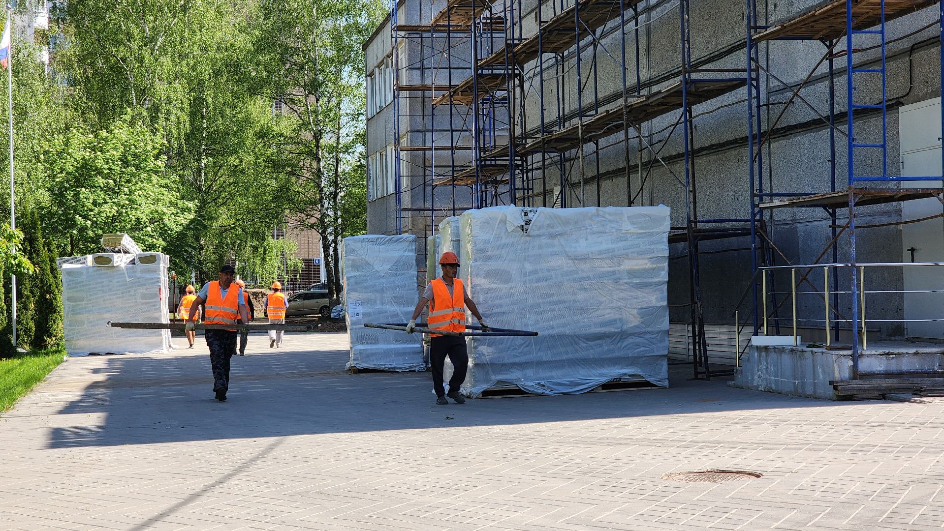 строительство, капремонт школы, лосино-петровский,