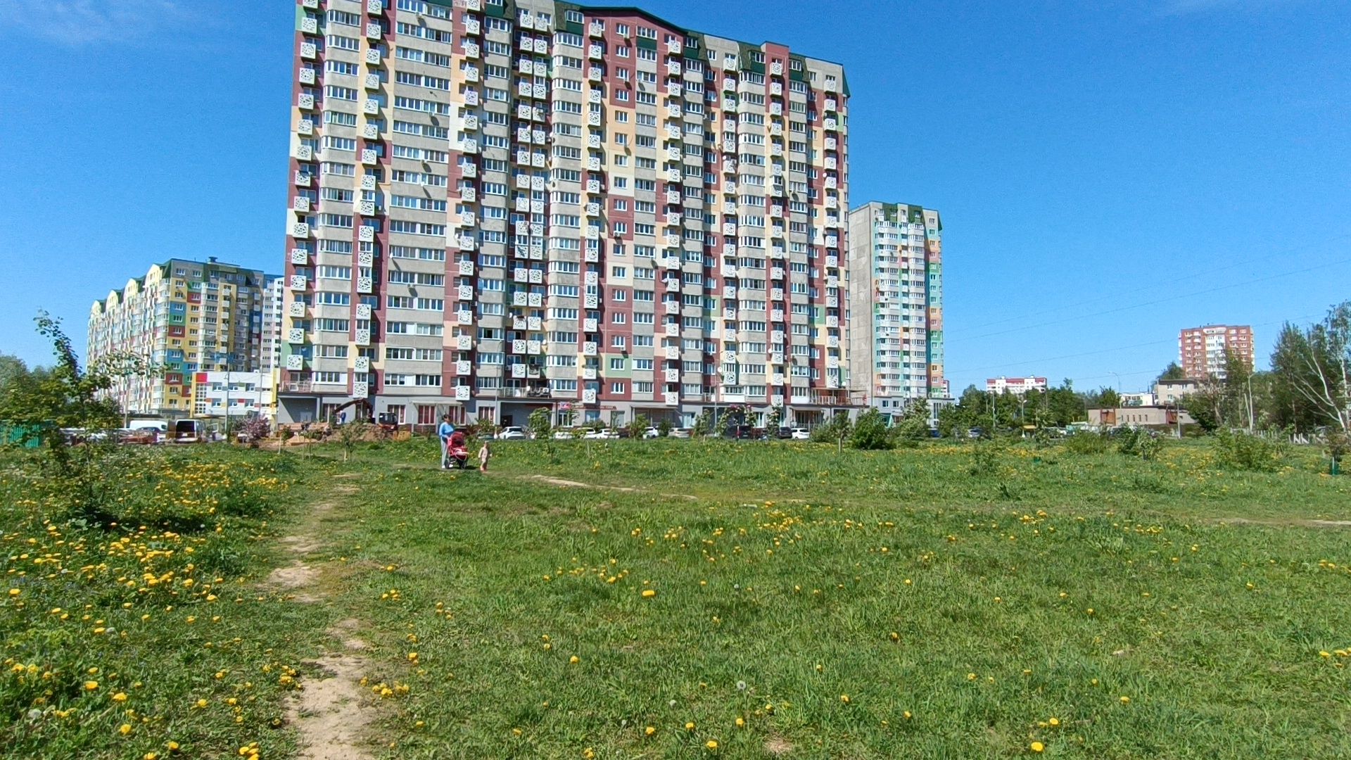 сквер, лобня, строительство,