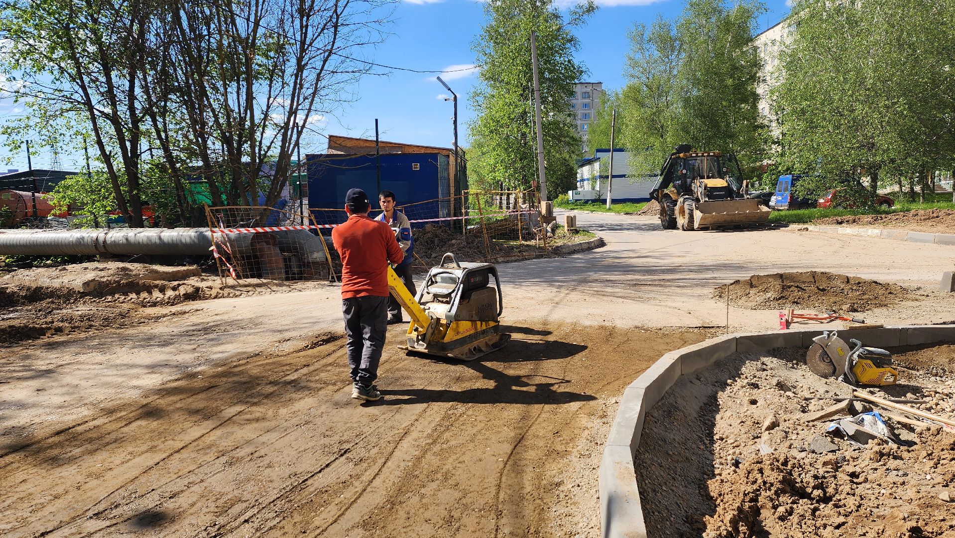 солнечногорск, красная улица,  благоустройство, капремонт теплосети, котельная гэмз,