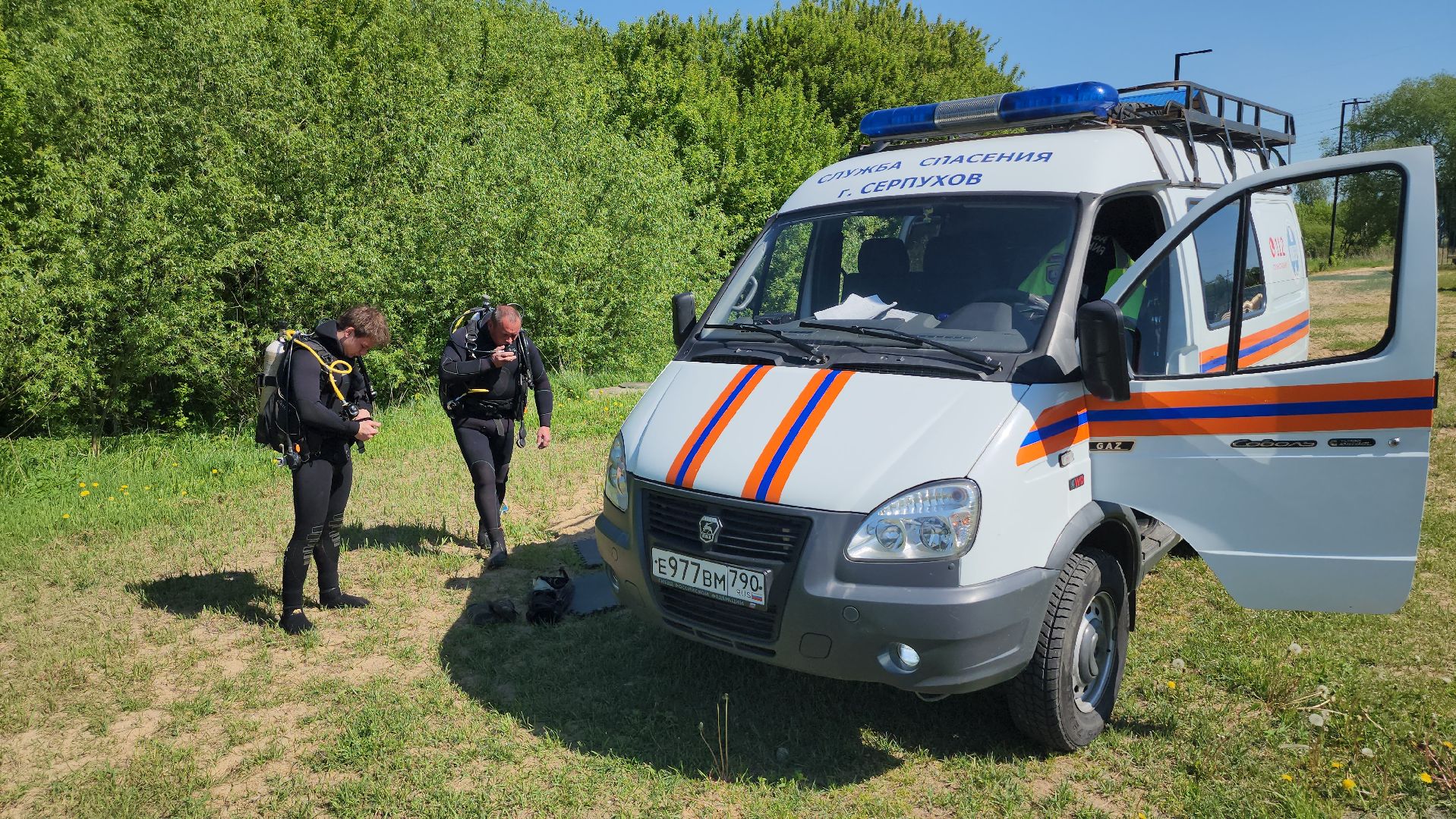 серпухов, пруд у МСЧ-8, водолазы в серпухове, спасатели юпитер, улица весенняя,