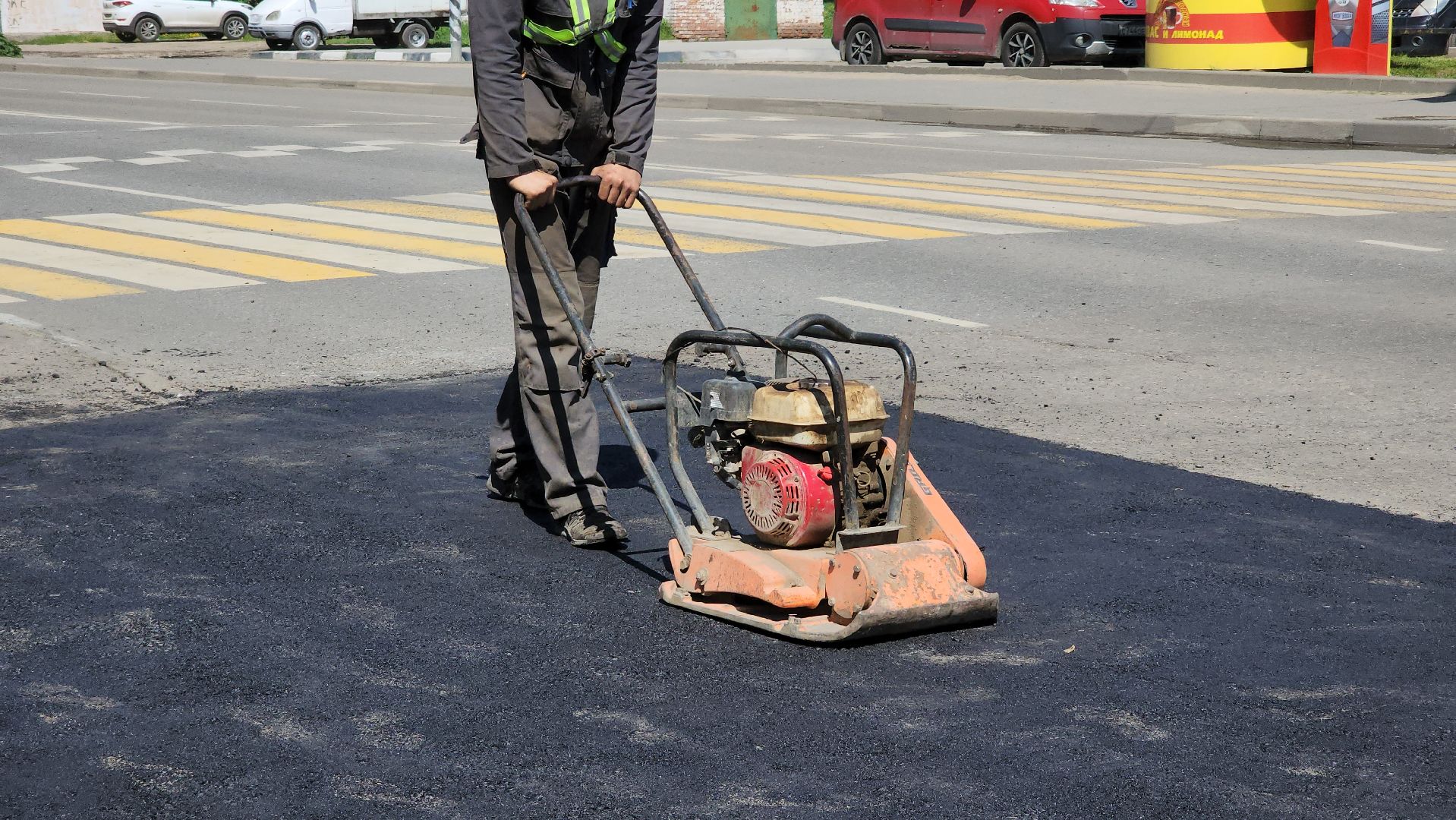 дорожные работы, ремонт дорог, ямочный ремонт, старая купавна, богородский городской округ,