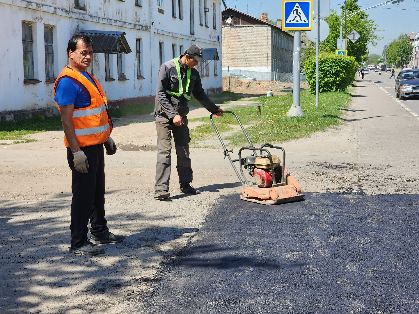 дорожные работы, ремонт дорог, ямочный ремонт, старая купавна, богородский городской округ,