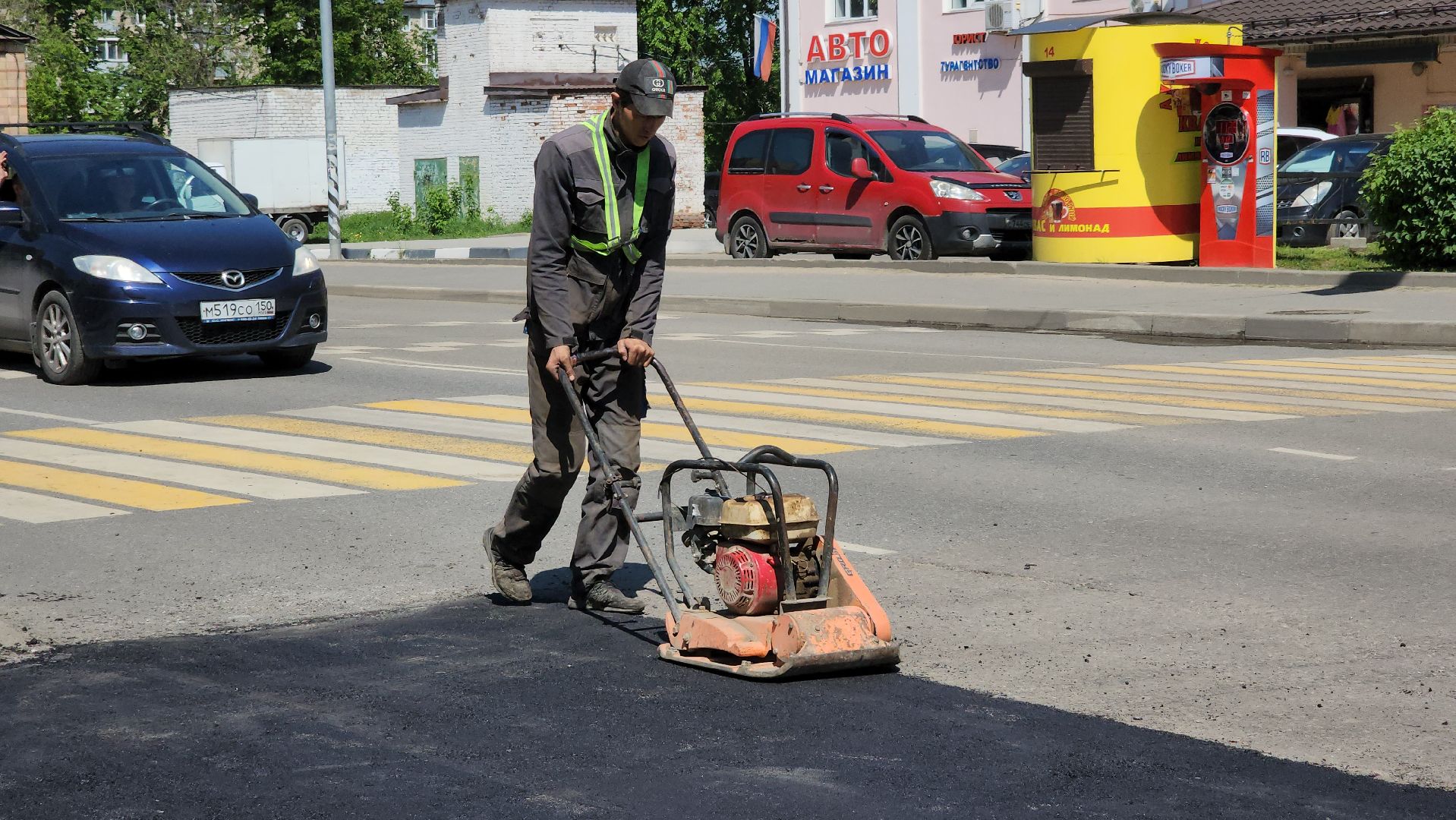 дорожные работы, ремонт дорог, ямочный ремонт, старая купавна, богородский городской округ,