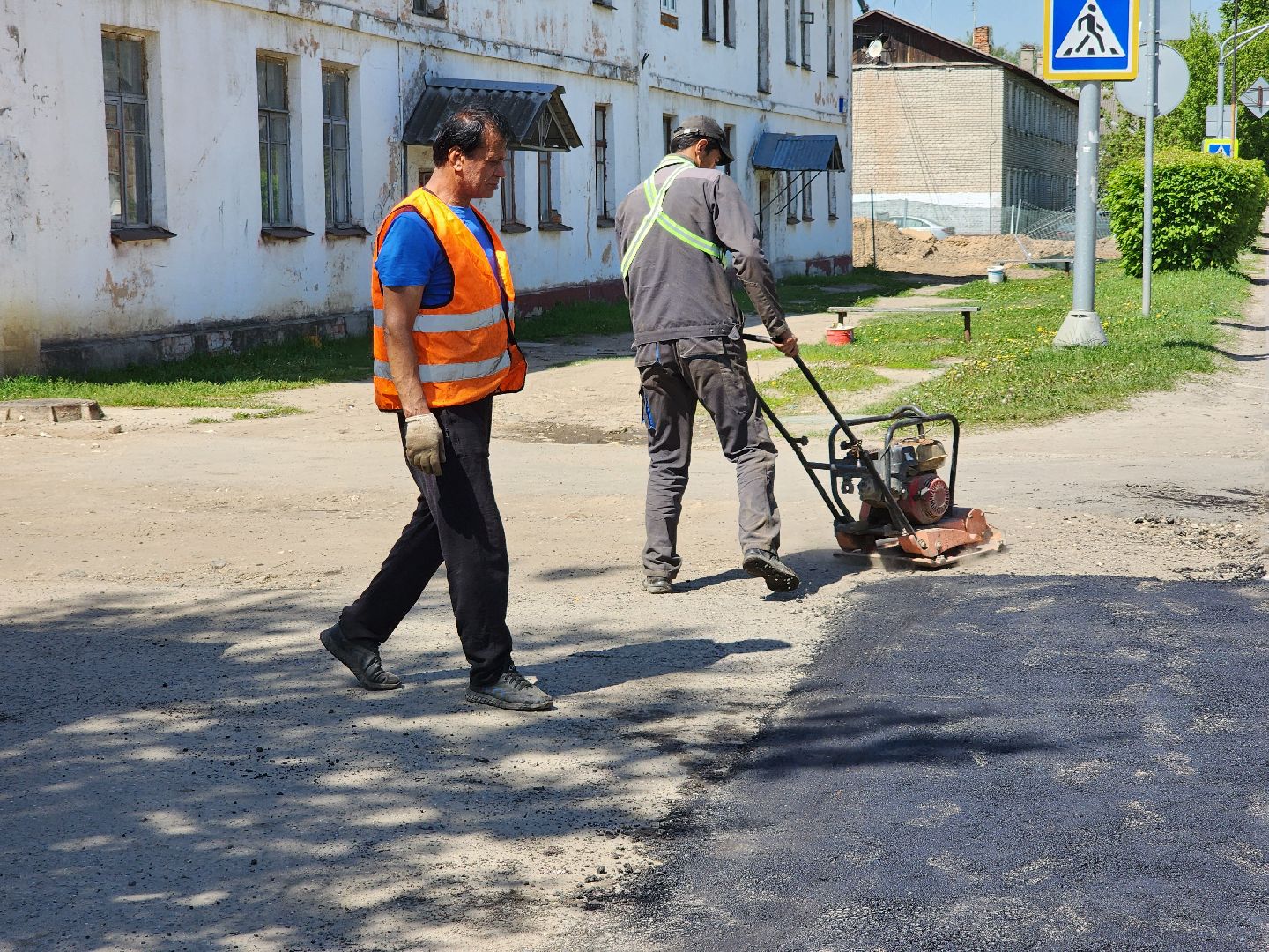 дорожные работы, ремонт дорог, ямочный ремонт, старая купавна, богородский городской округ,