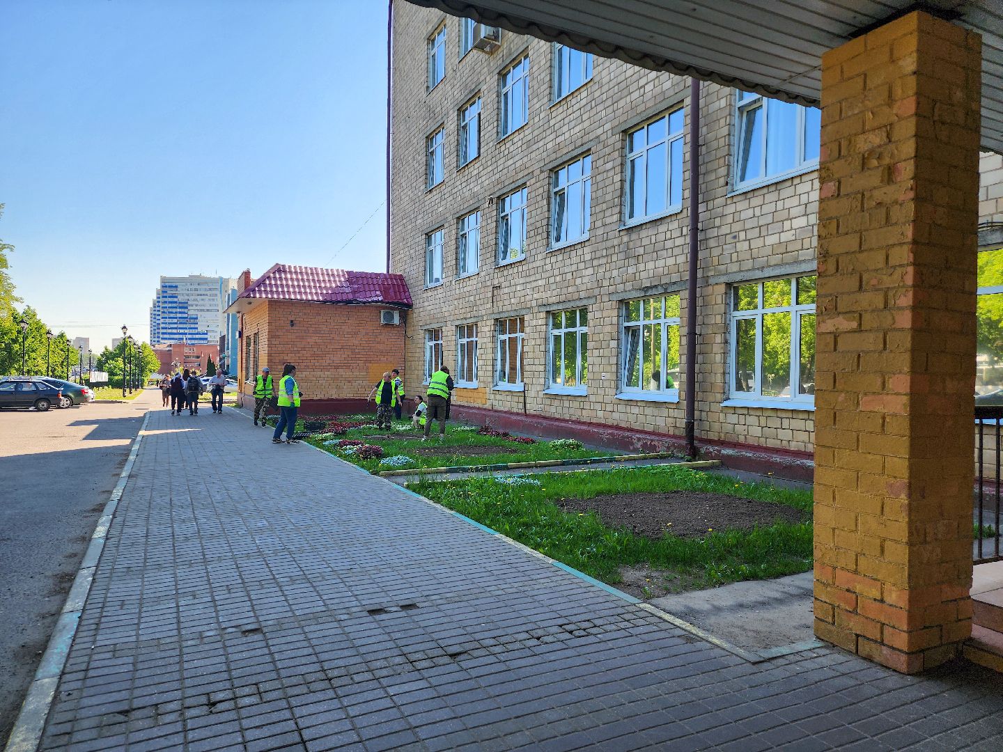 Подольск, благоустройство, цветы, клумбы,