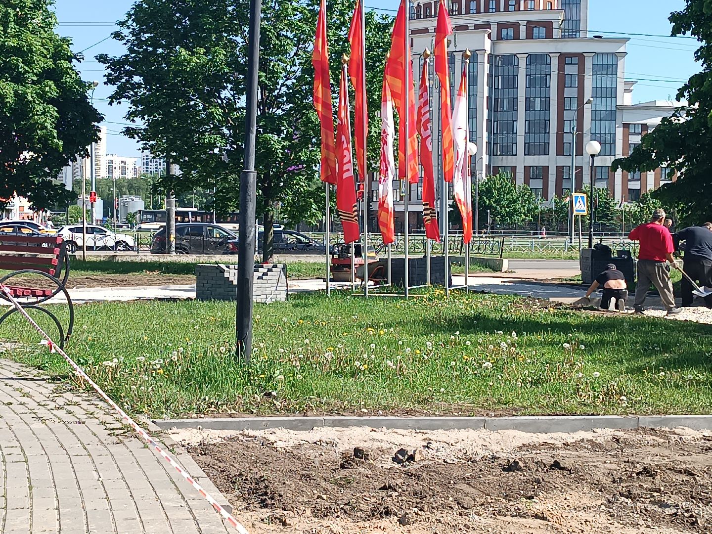 люберцы, Добрый ангел мира, благоустройство, работы по благоустройству,