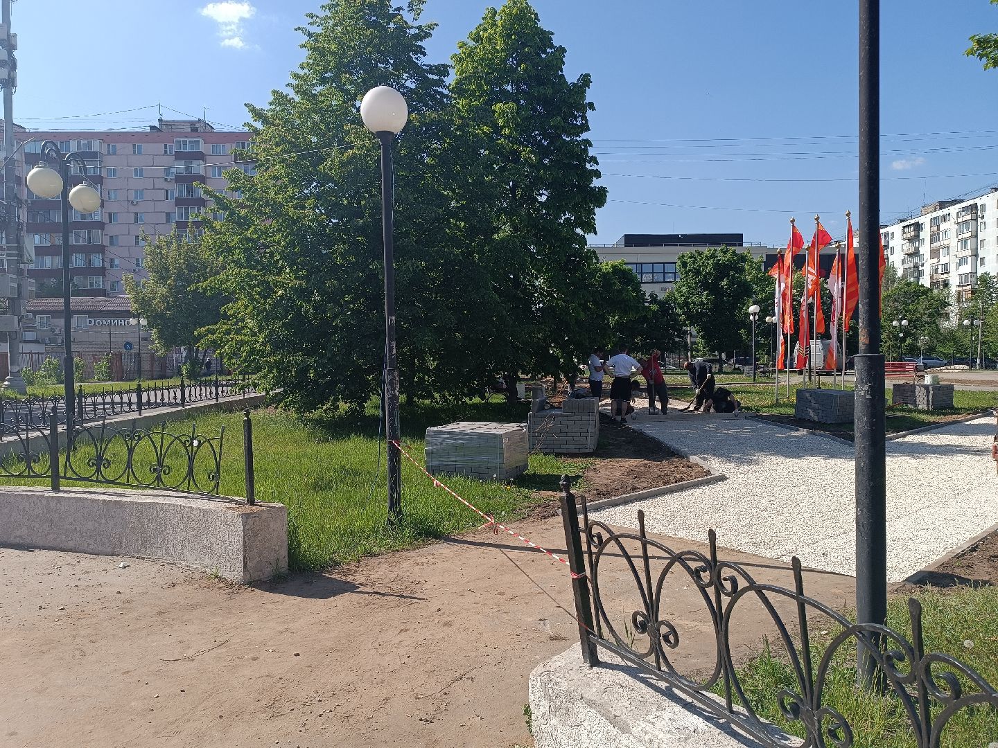 люберцы, Добрый ангел мира, благоустройство, работы по благоустройству,