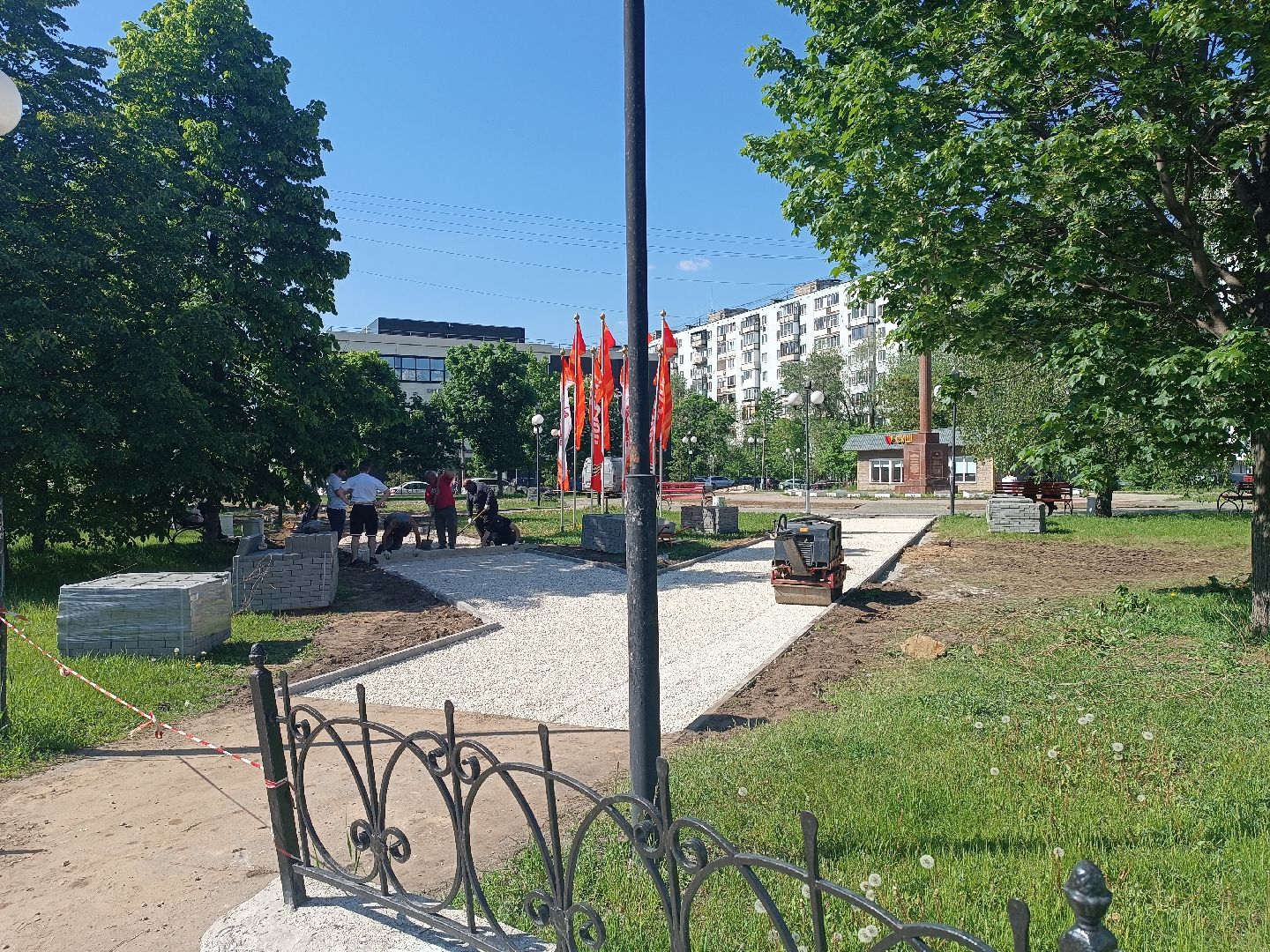 люберцы, Добрый ангел мира, благоустройство, работы по благоустройству,