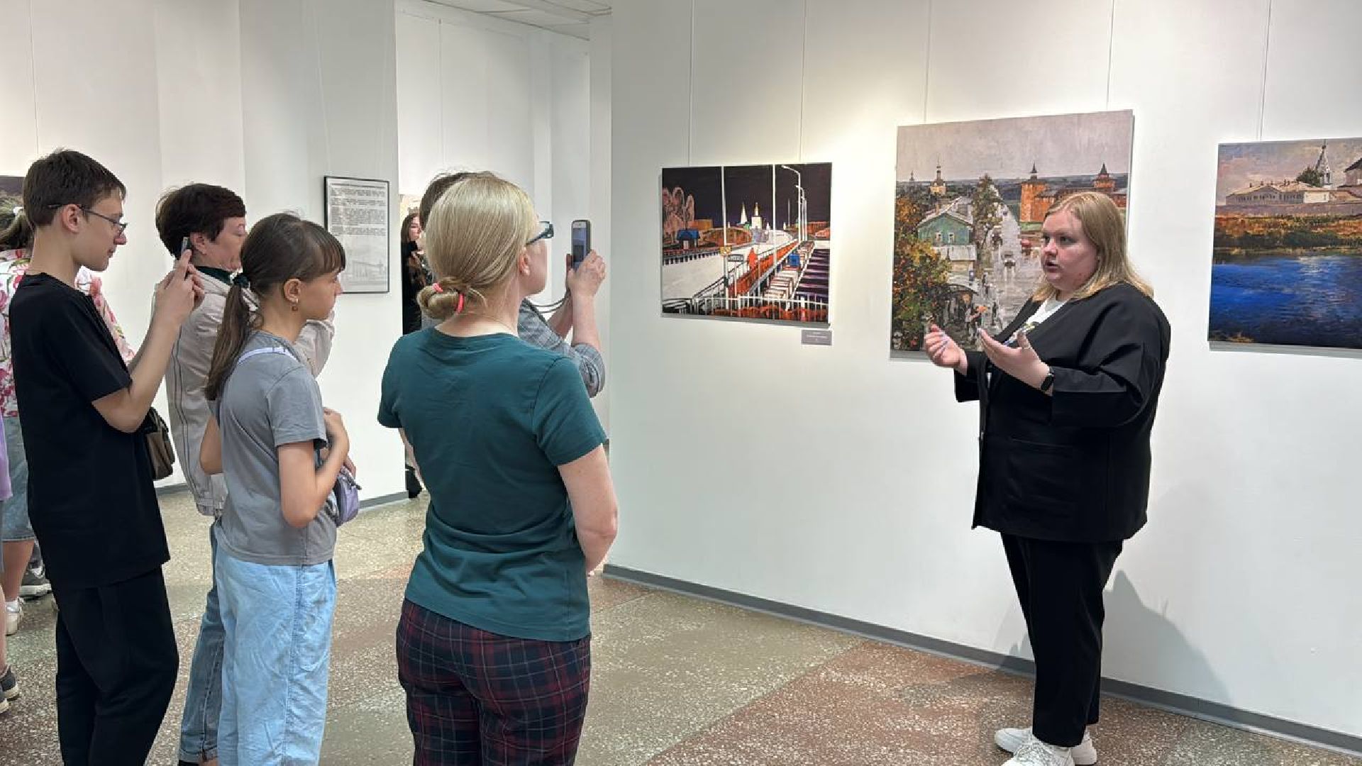 выставка, открытие, виртуальная реальность, картинная галерея,