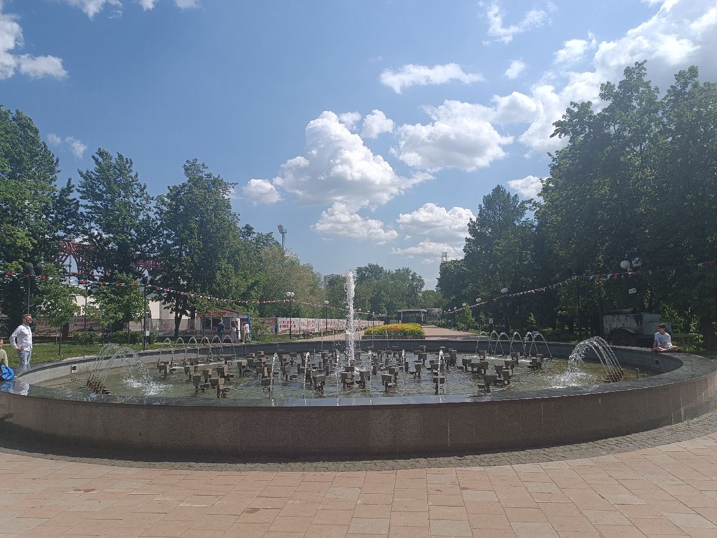 лето в подмосковье, люберцы, Парк, центральный парк,