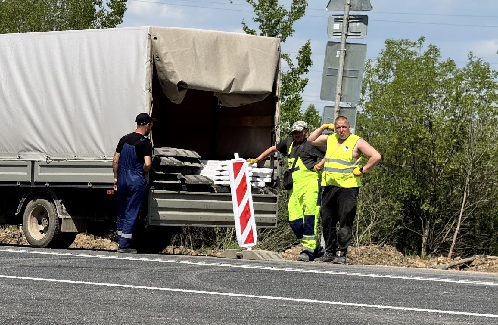 шаховская, трасса м-9 балтия, ремонт дороги,