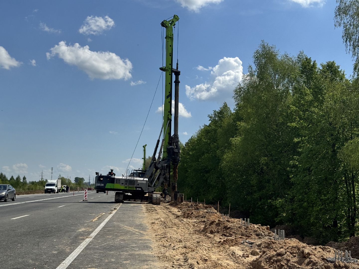 шаховская, трасса м-9 балтия, ремонт дороги,