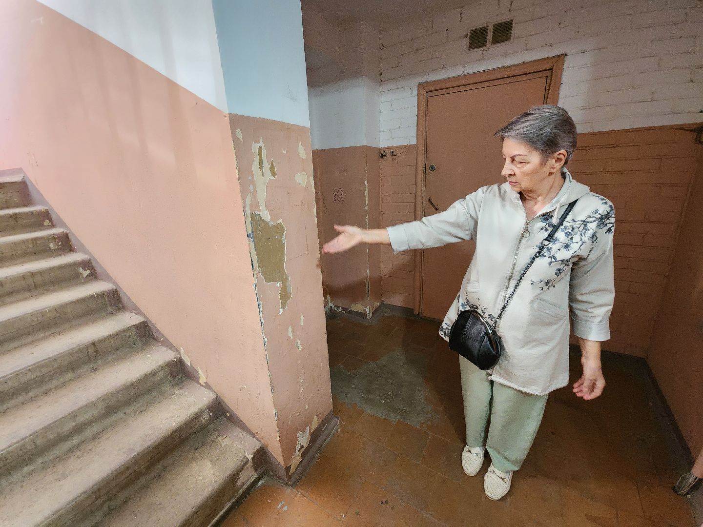 чехов, выездная администрация, встреча с жителями, обращения граждан, улица чехова, жилой дом, ремонт в подъезде, уборка в подъезде, содержание жилого дома, мбу чеховское благоустройство, глава округа михаил собакин,