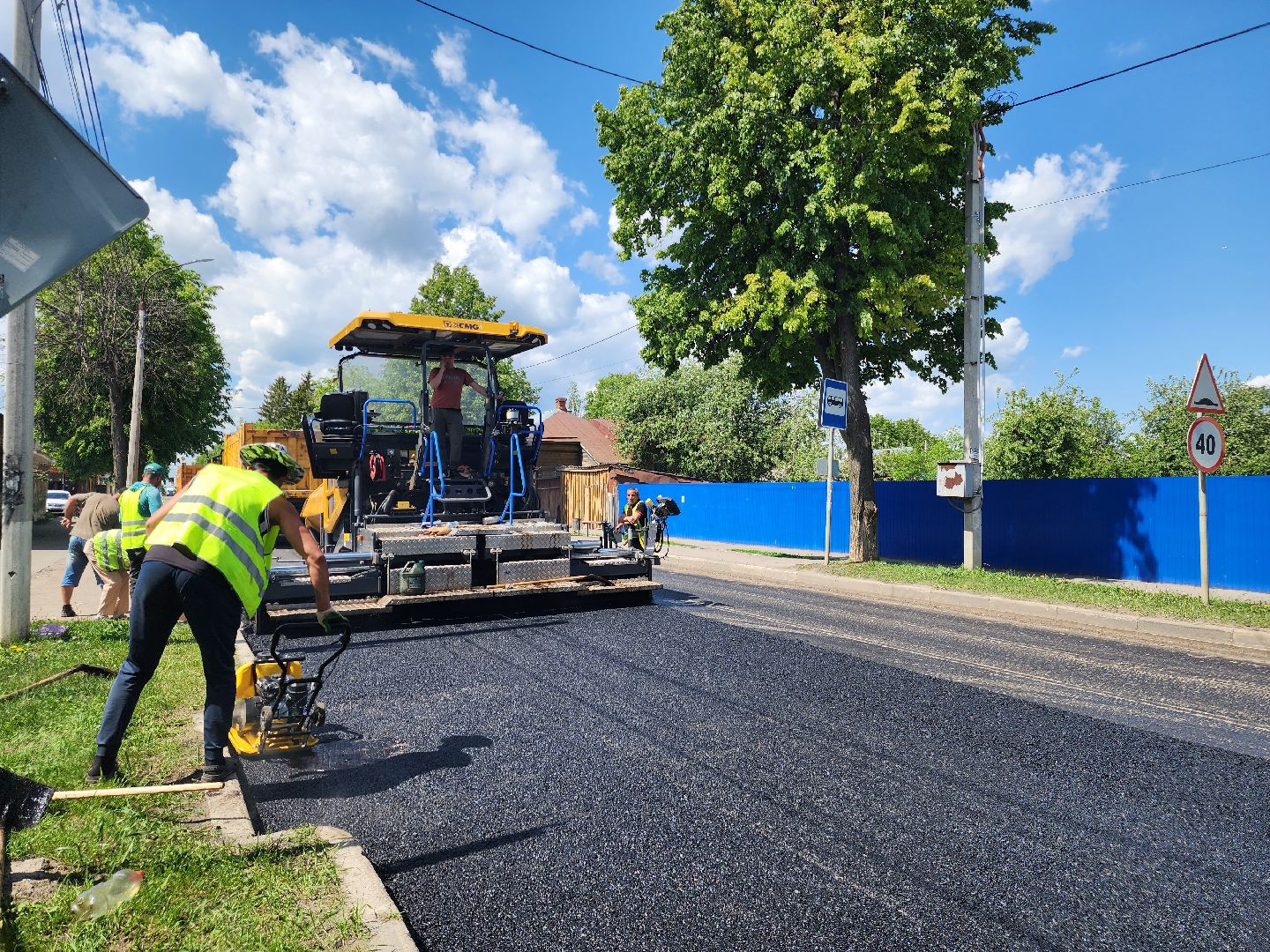 зарайск, дороги, новый асфальт, ремонт дорог,
