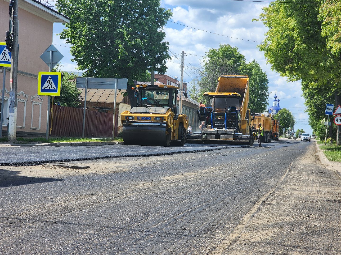 зарайск, дороги, новый асфальт, ремонт дорог,