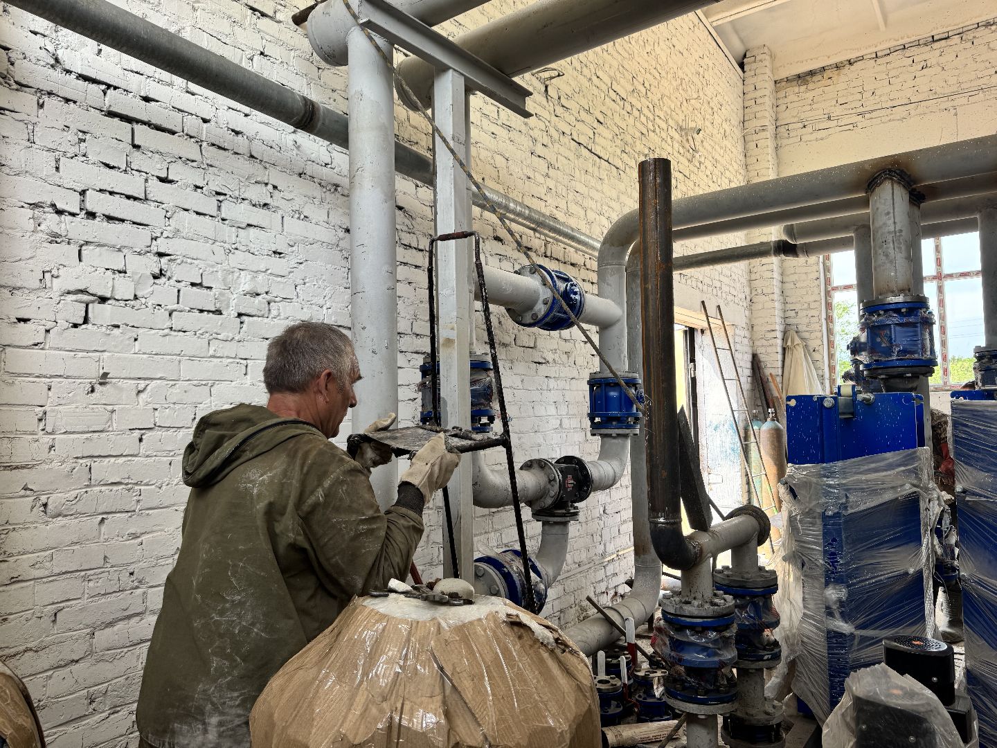 шаховская, ремонт котельной, котельная,