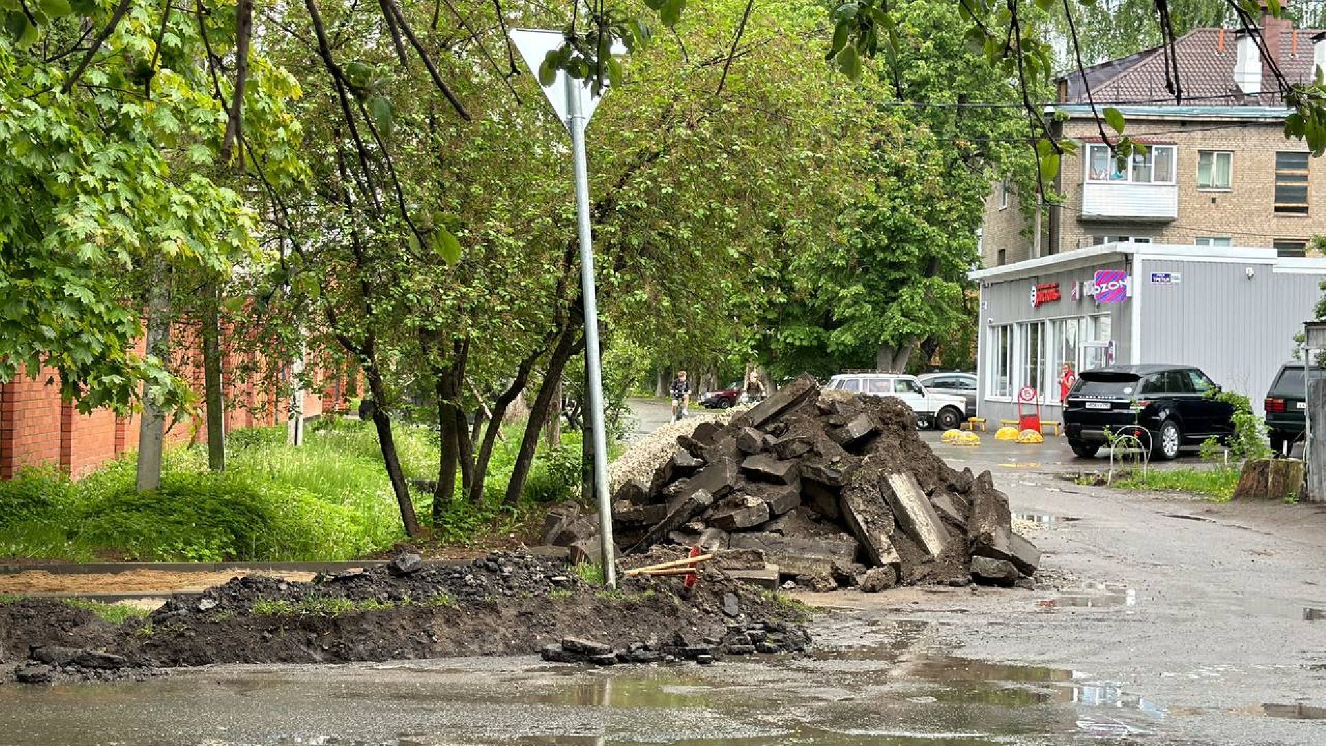 дороги, капремонт, микрорайон ольгино,