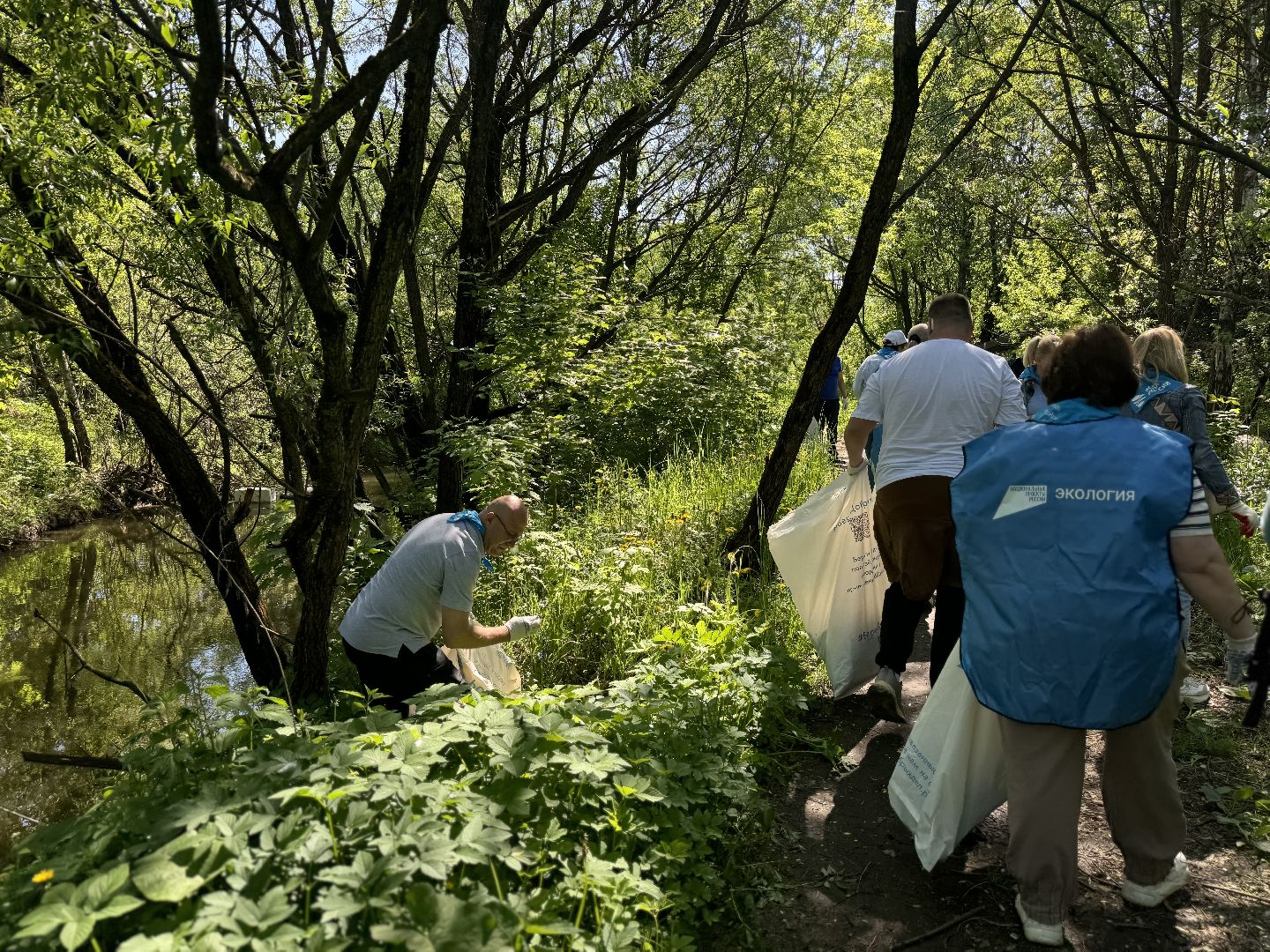 акция вода россии, ленинский городской округ, река битца , субботник ,