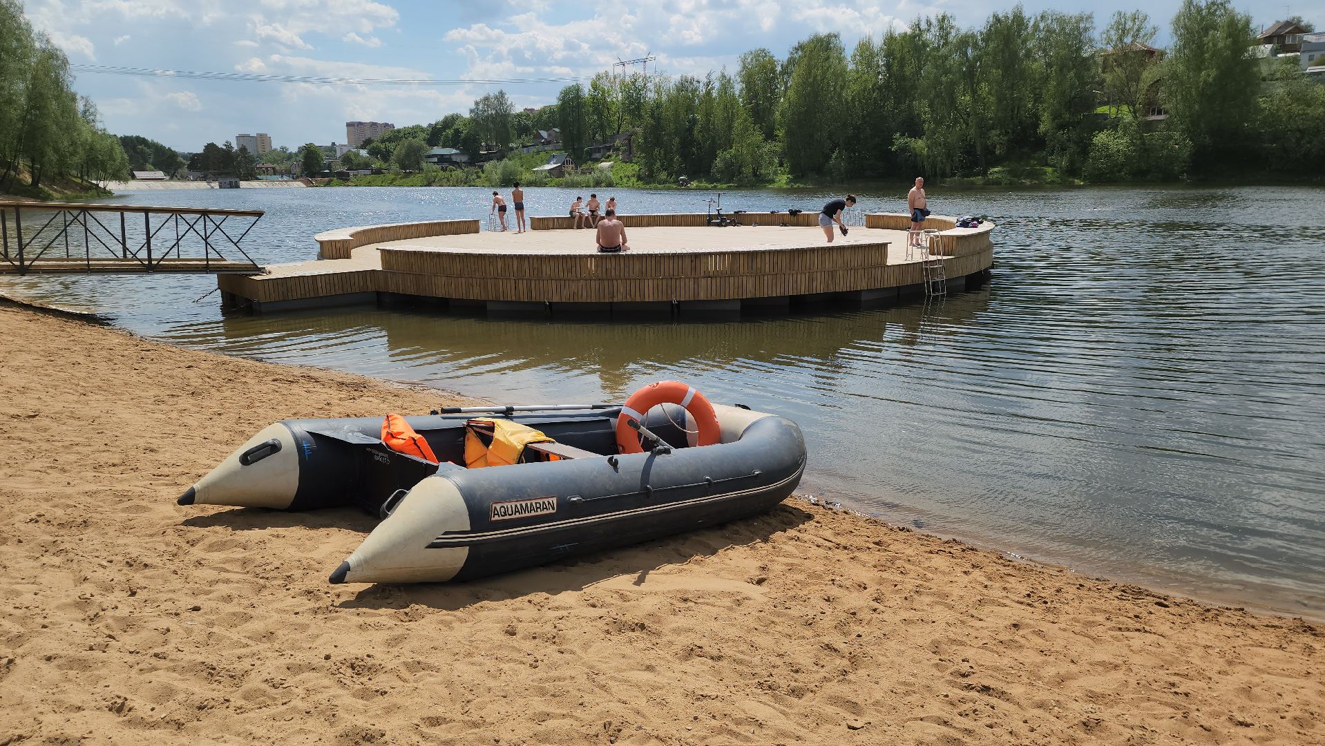 красногорск, плотина, летний сезон, лето в подмосковье,пляж,