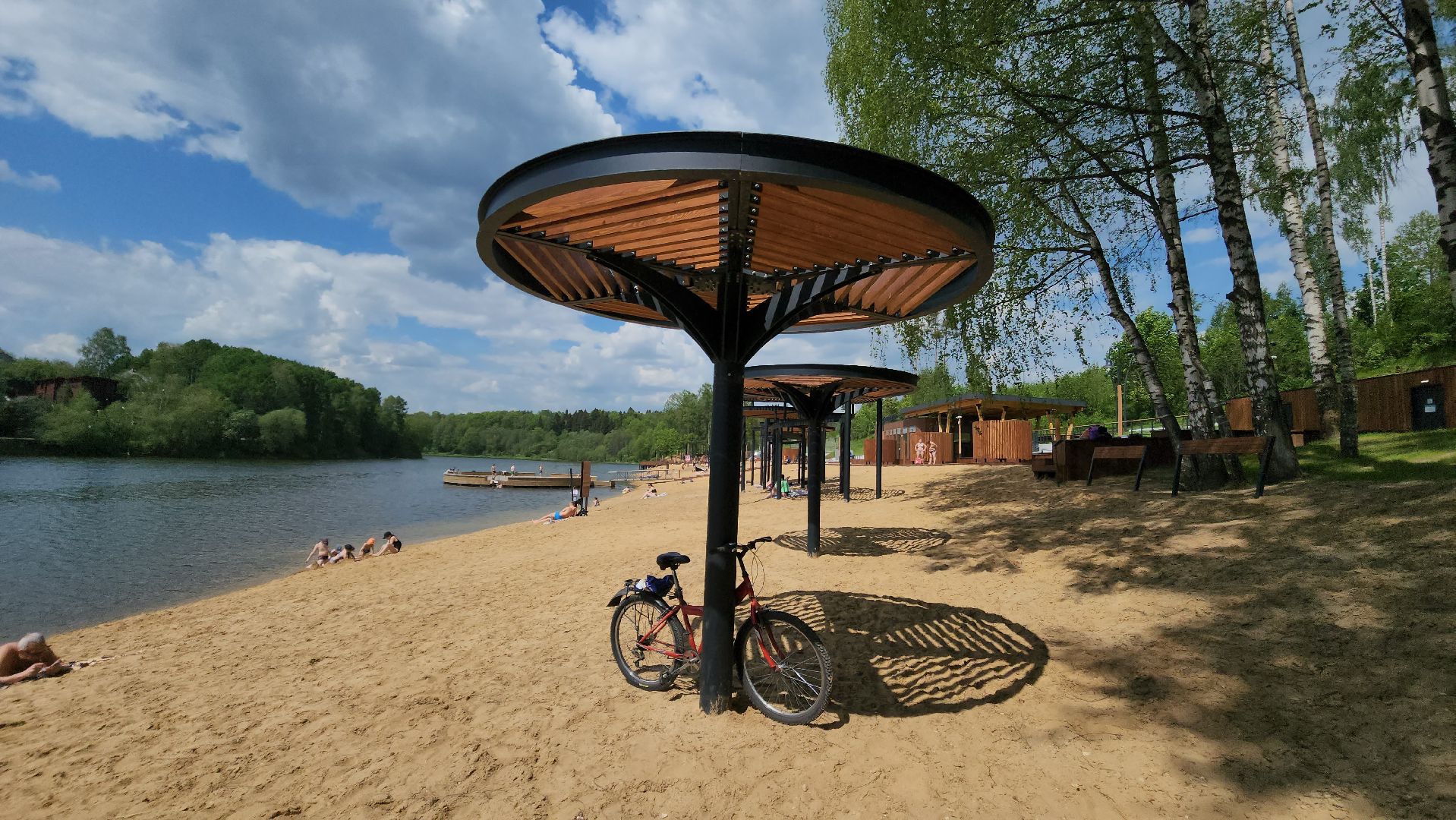 красногорск, плотина, летний сезон, лето в подмосковье,пляж,