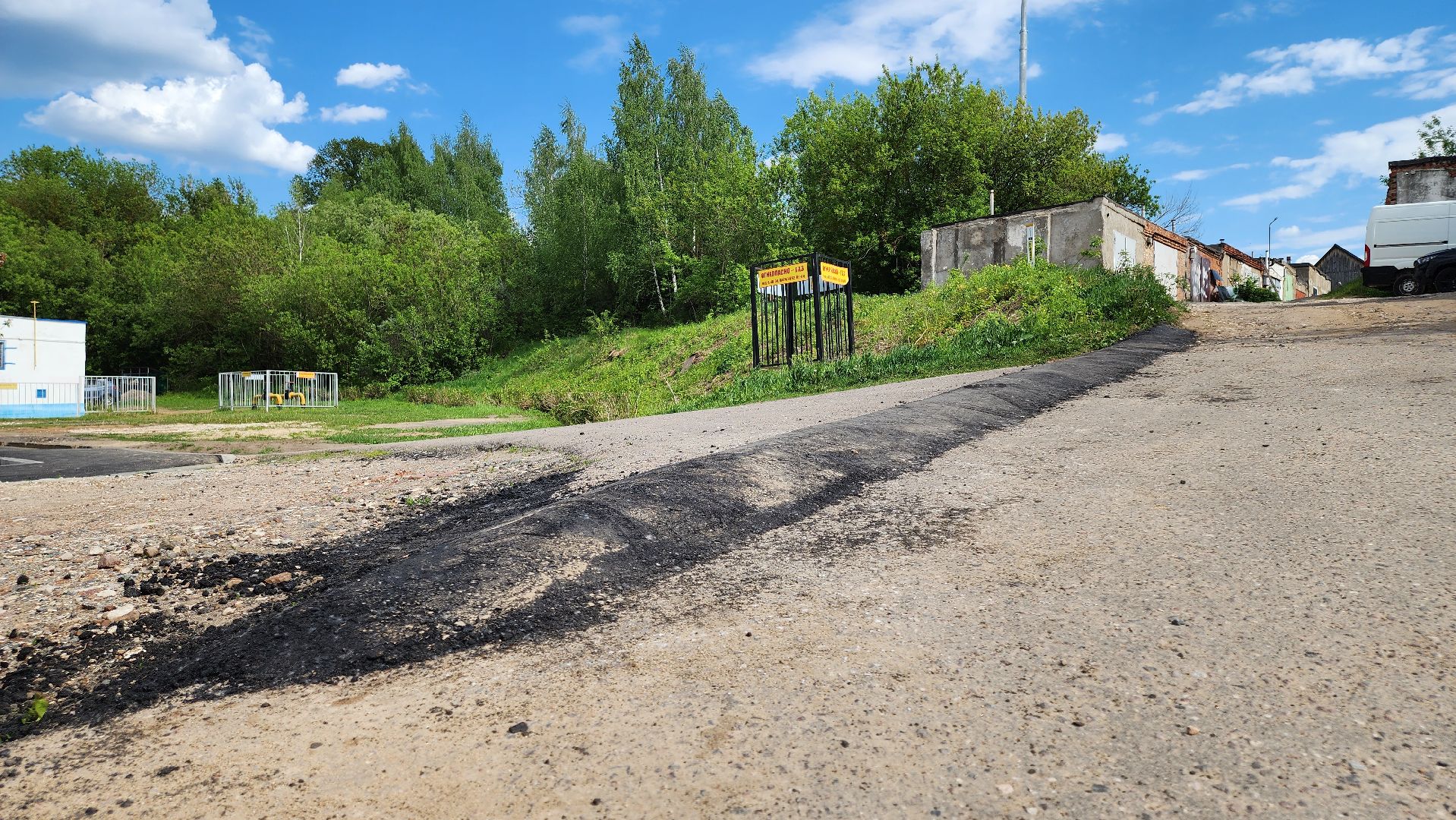 кашира, благоустройство, комплексное благоустройство дворов, асфальт, бордюры, входные группы, парковка,
