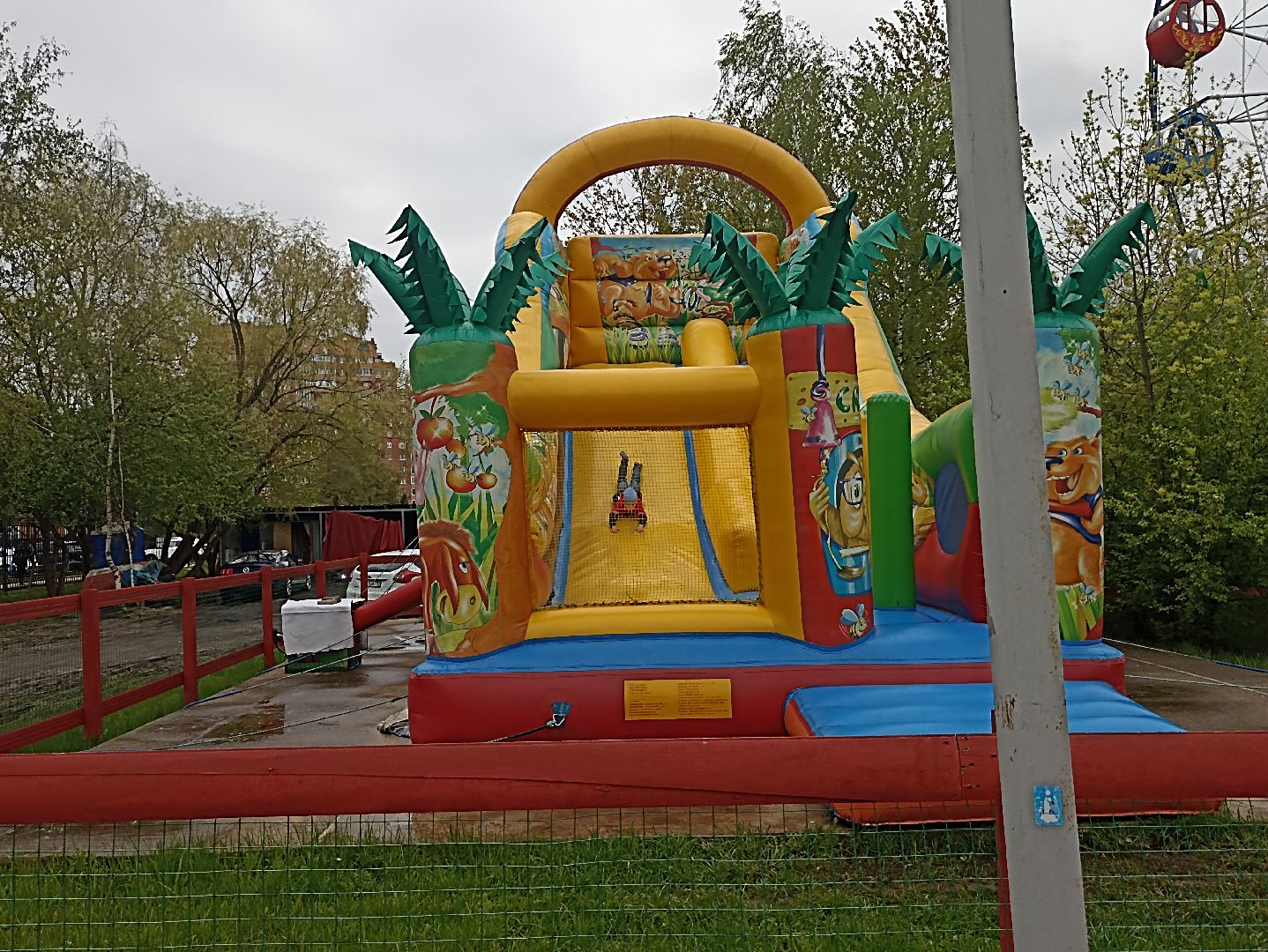 Серпухов, Подмосковье, дети, парк, аттракционы, весна, семья